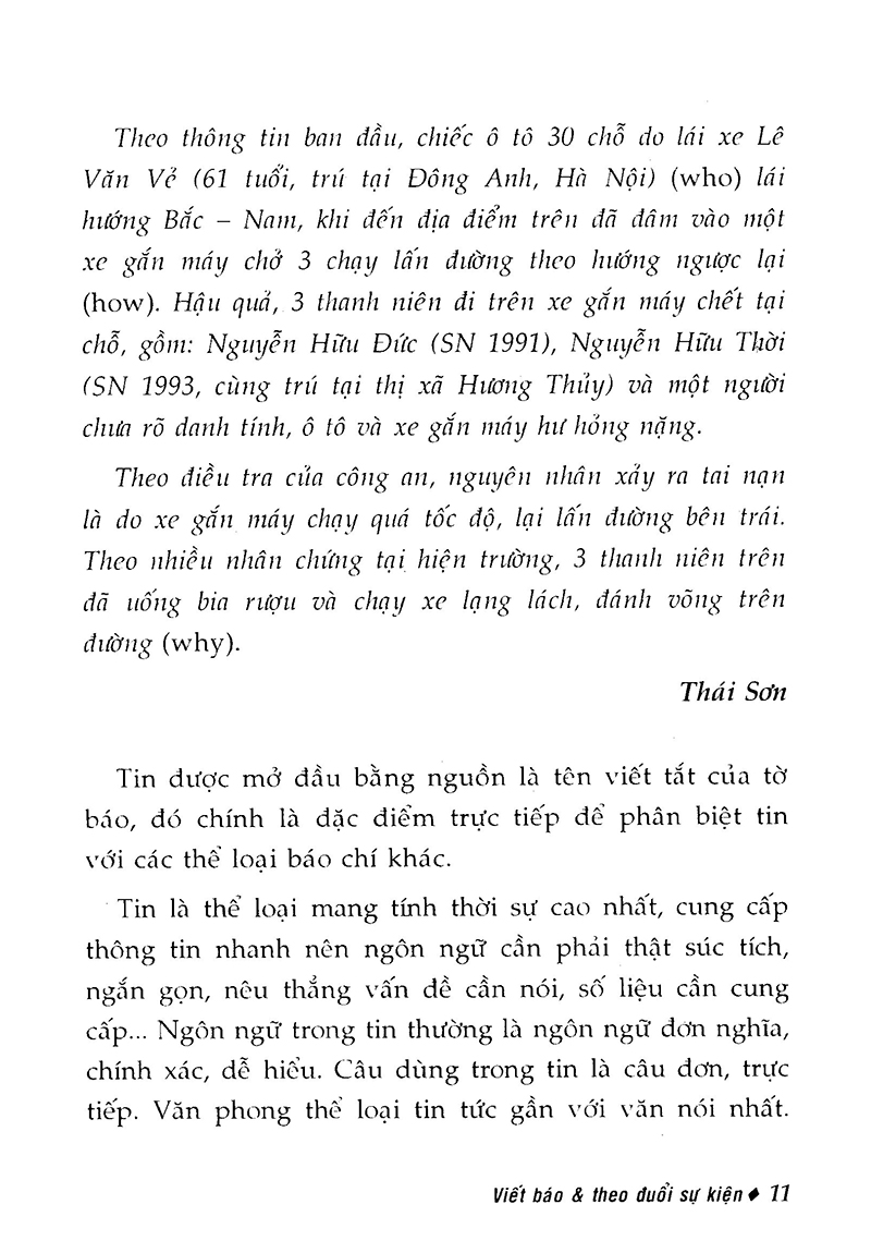 viết báo và theo đuổi sự kiện (tái bản) - Ảnh 10