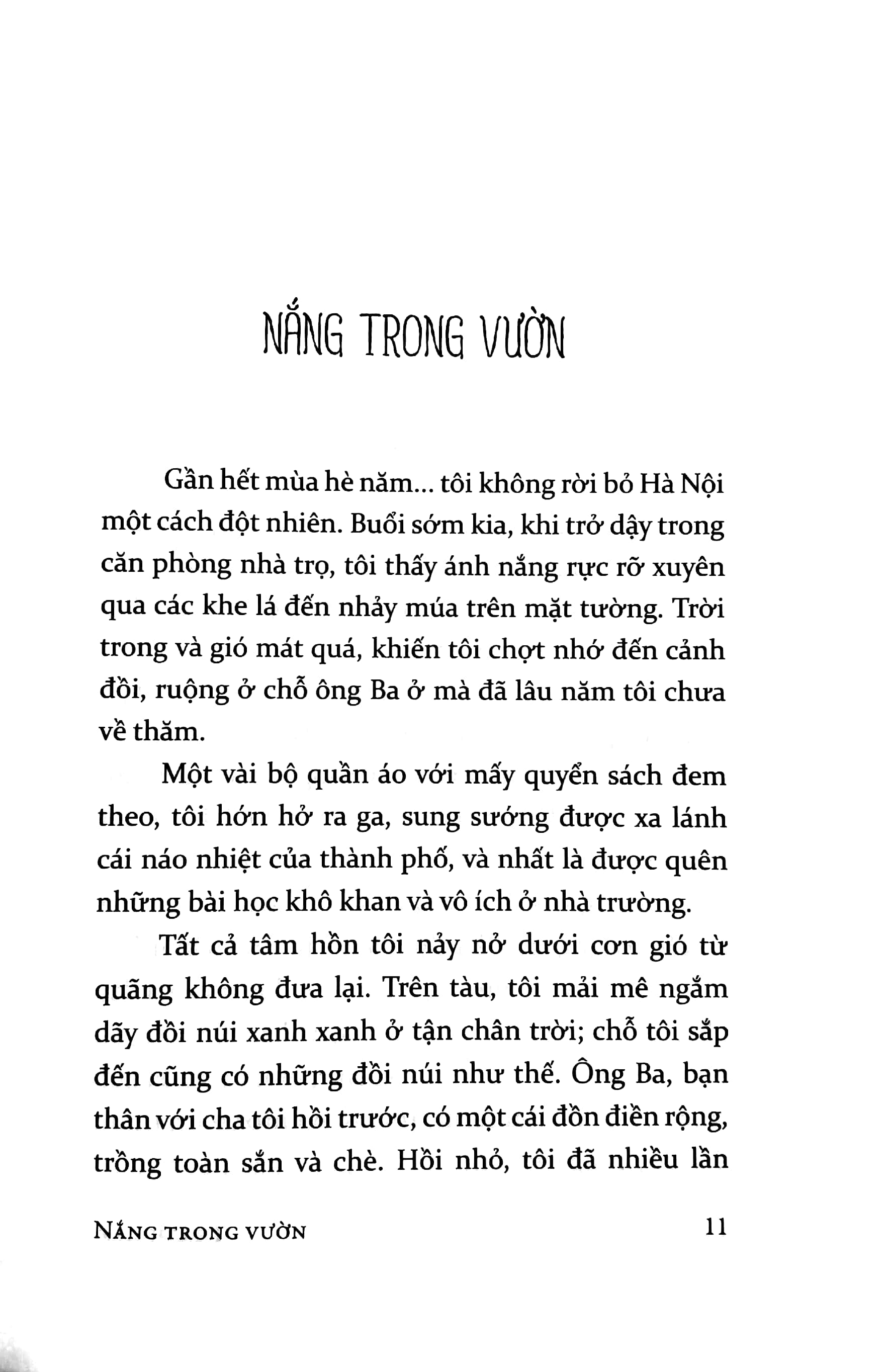 việt nam danh tác - nắng trong vườn (tái bản 2023) - Ảnh 5