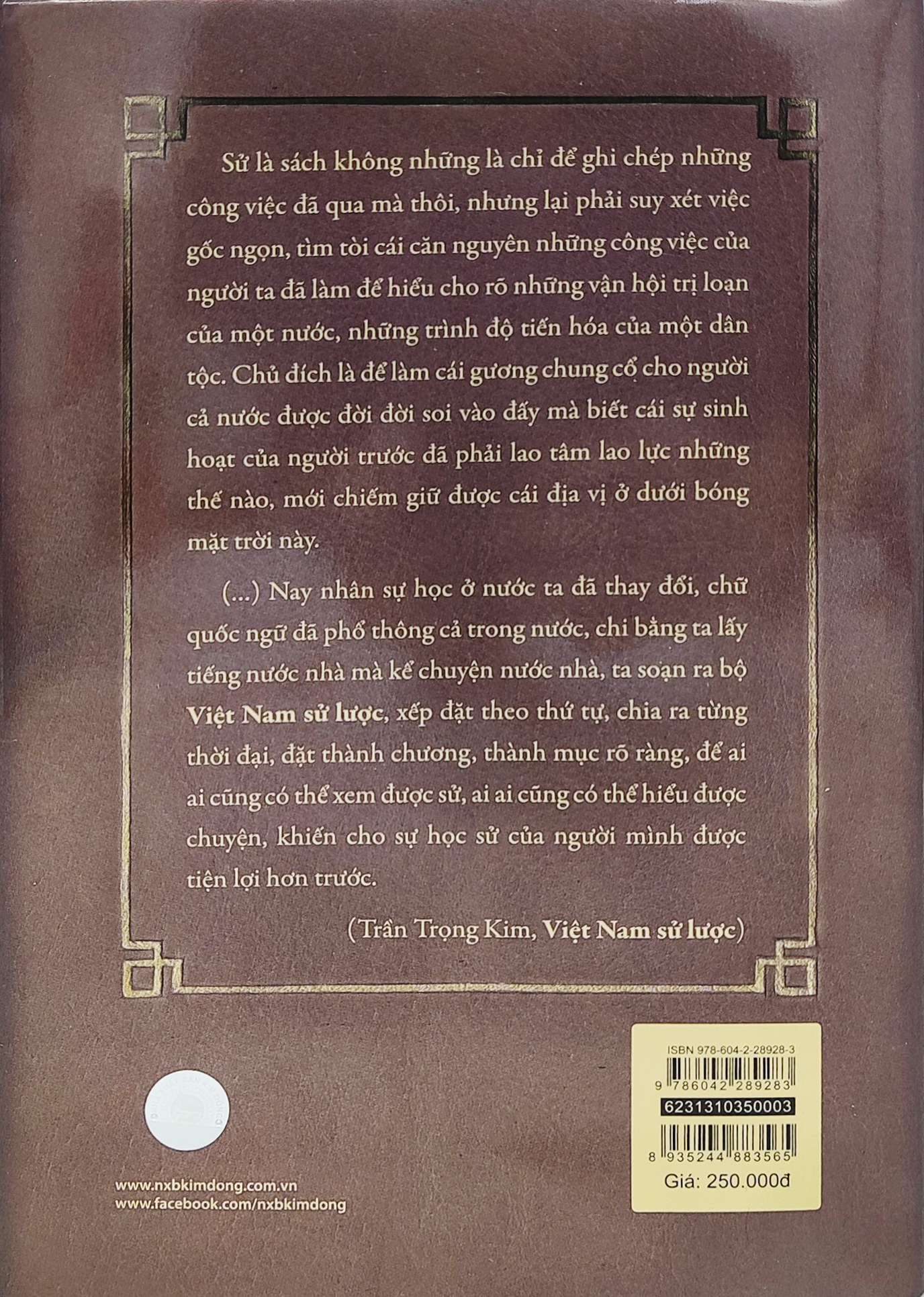 việt nam sử lược - bản đặc biệt (tái bản 2023) - Ảnh 9