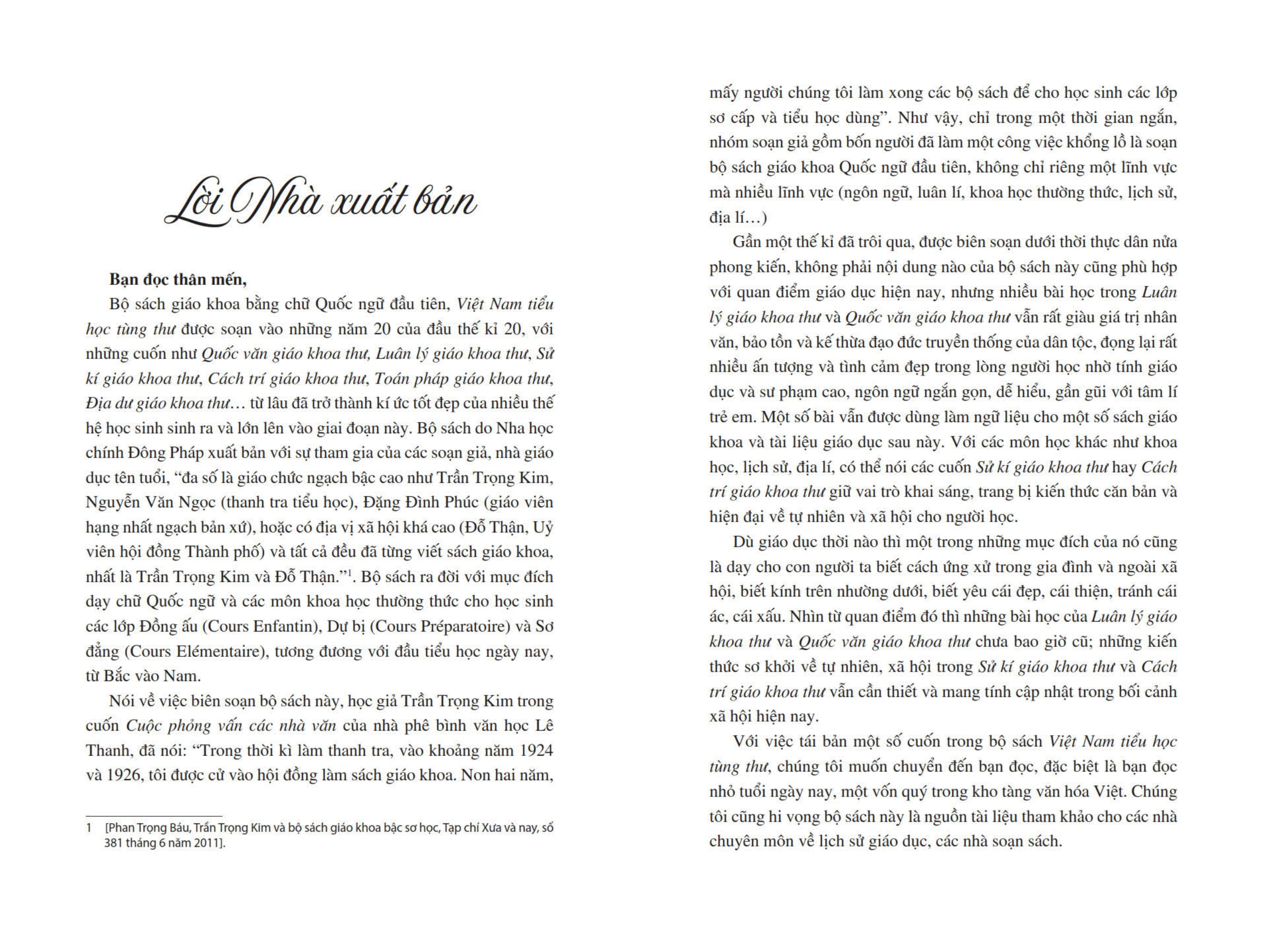 Việt Nam Tiểu Học Tùng Thư - Quốc Văn Giáo Khoa Thư (Tái Bản 2025) - Ảnh 3