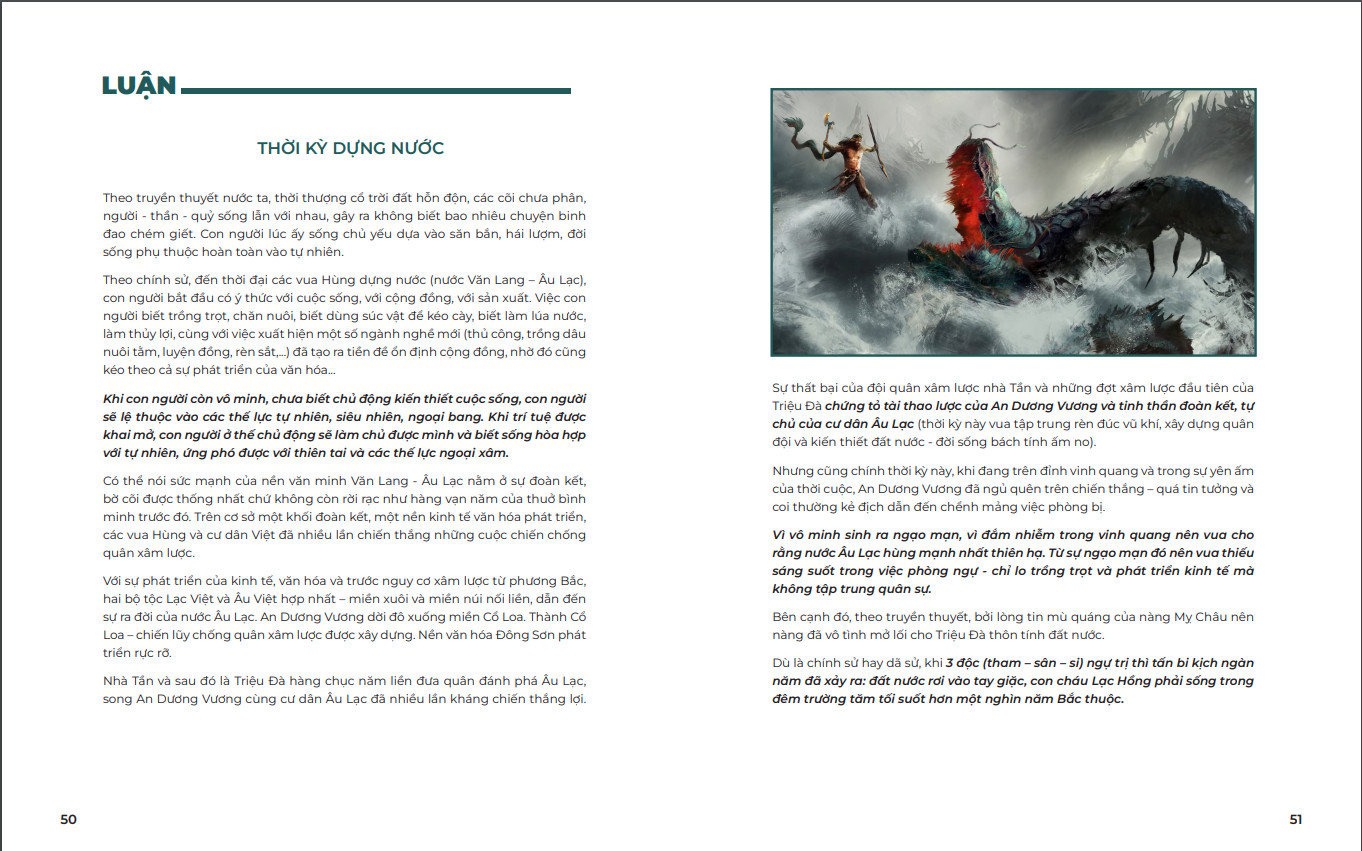 việt sử kiêu hùng - quyển 1 - bìa cứng - tặng kèm tranh việt sử 4000 năm - Ảnh 6