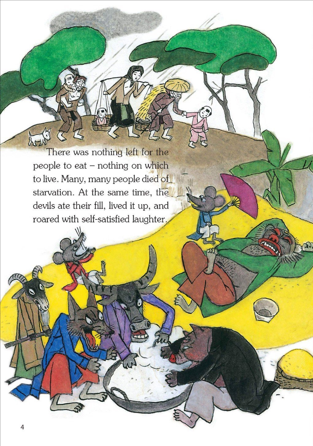 vietnamese folklore - the new year pole - sự tích cây nêu ngày tết - Ảnh 5