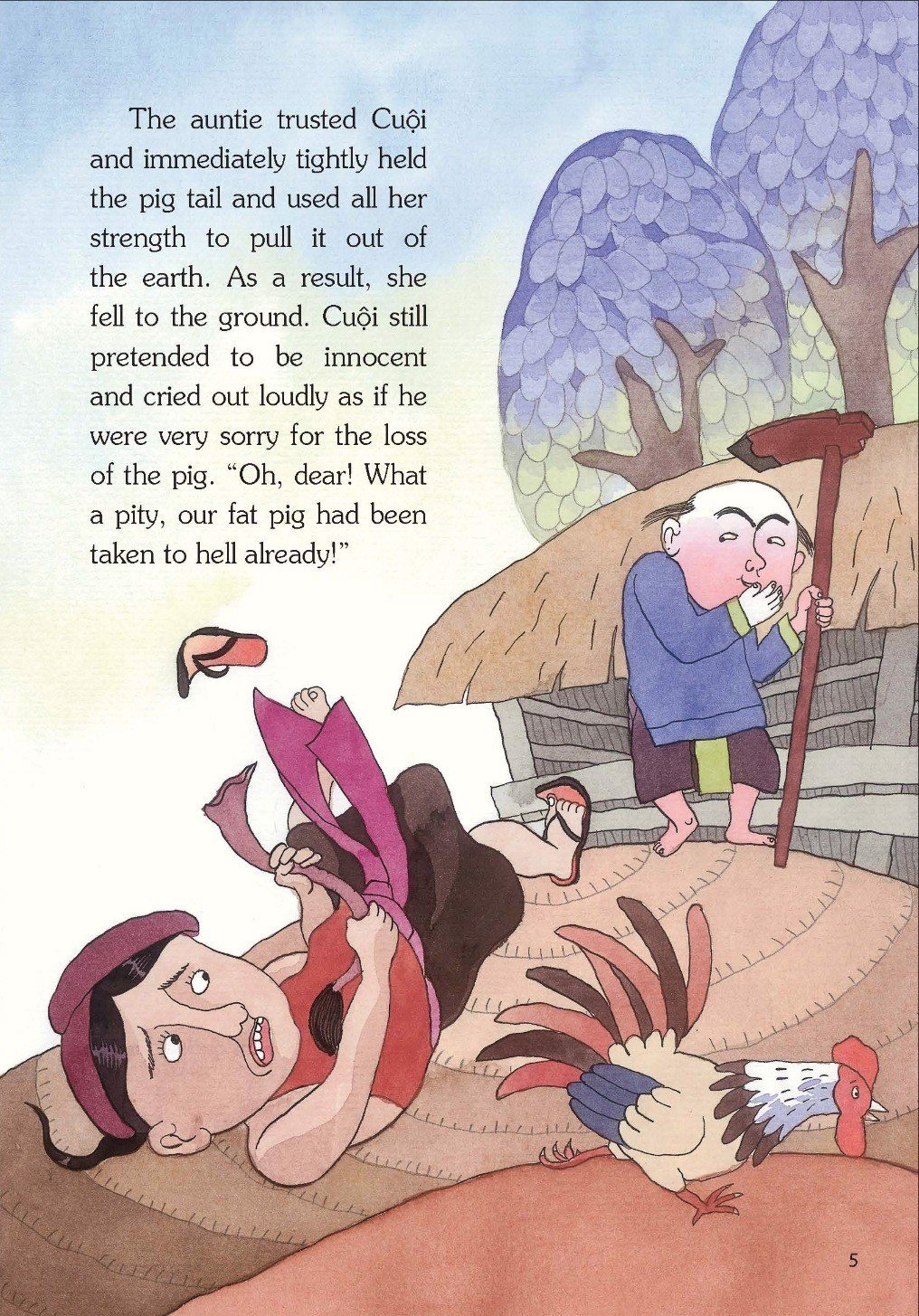 vietnamese folklore - the story of a man in the moon - sự tích chú cuội cung trăng - Ảnh 6