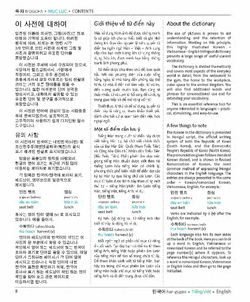 visual korean vietnamese english trilingual dictionary - Ảnh 7