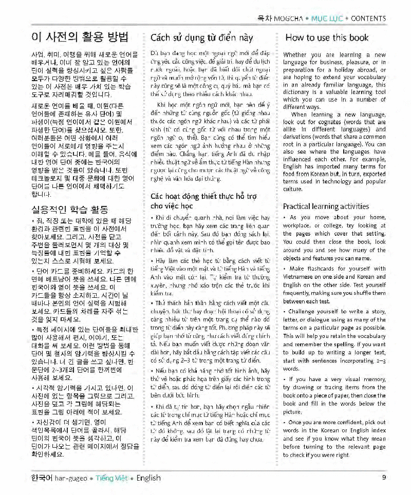 visual korean vietnamese english trilingual dictionary - Ảnh 8