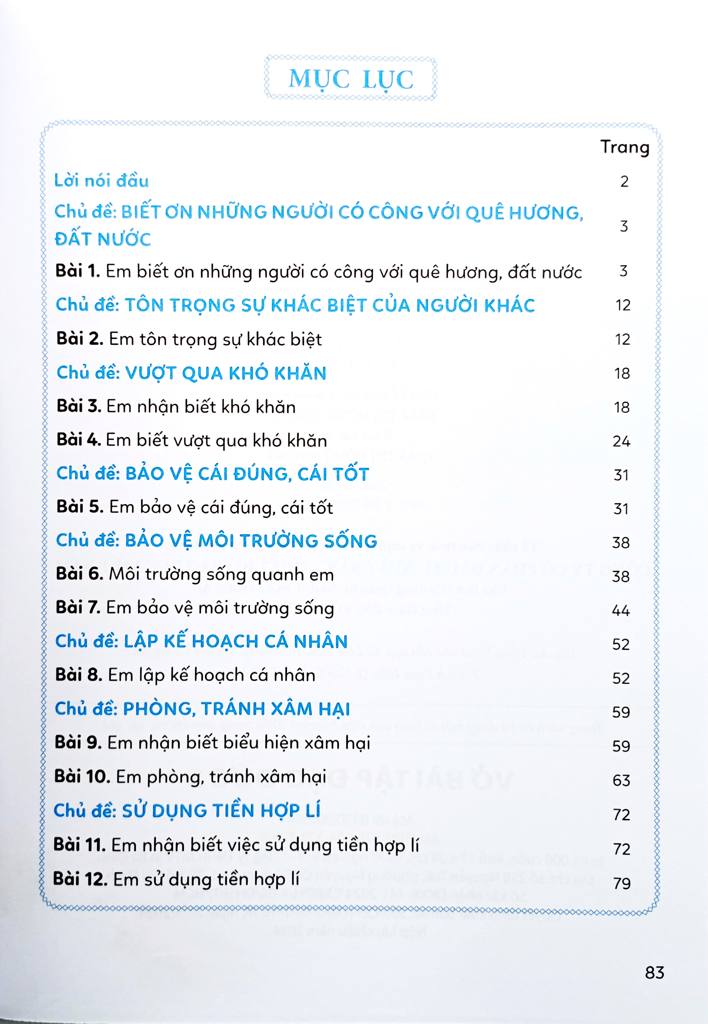 vở bài tập đạo đức 5 (cánh diều) (chuẩn) - Ảnh 3