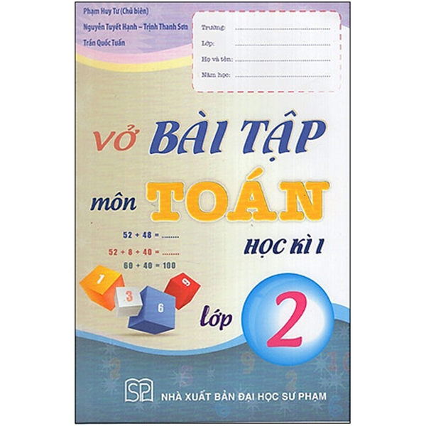 vở bài tập môn toán học kì 1 (lớp 2) - Ảnh 2