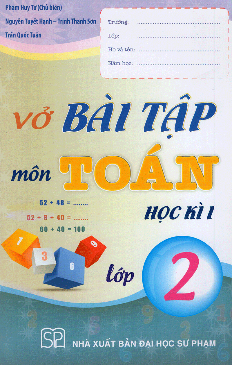 vở bài tập môn toán học kì 1 (lớp 2) - Ảnh 3