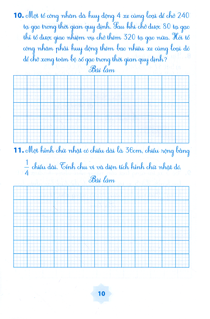 vở bài tập môn toán học kì 1 (lớp 4) - Ảnh 7