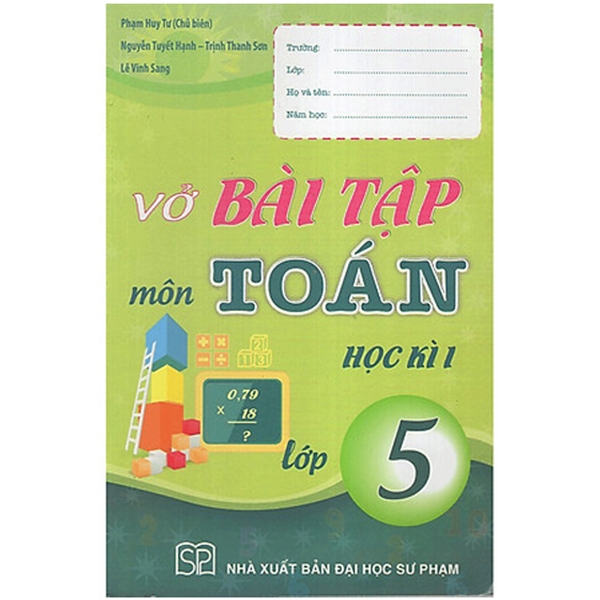 vở bài tập môn toán học kì 1 (lớp 5) - Ảnh 2