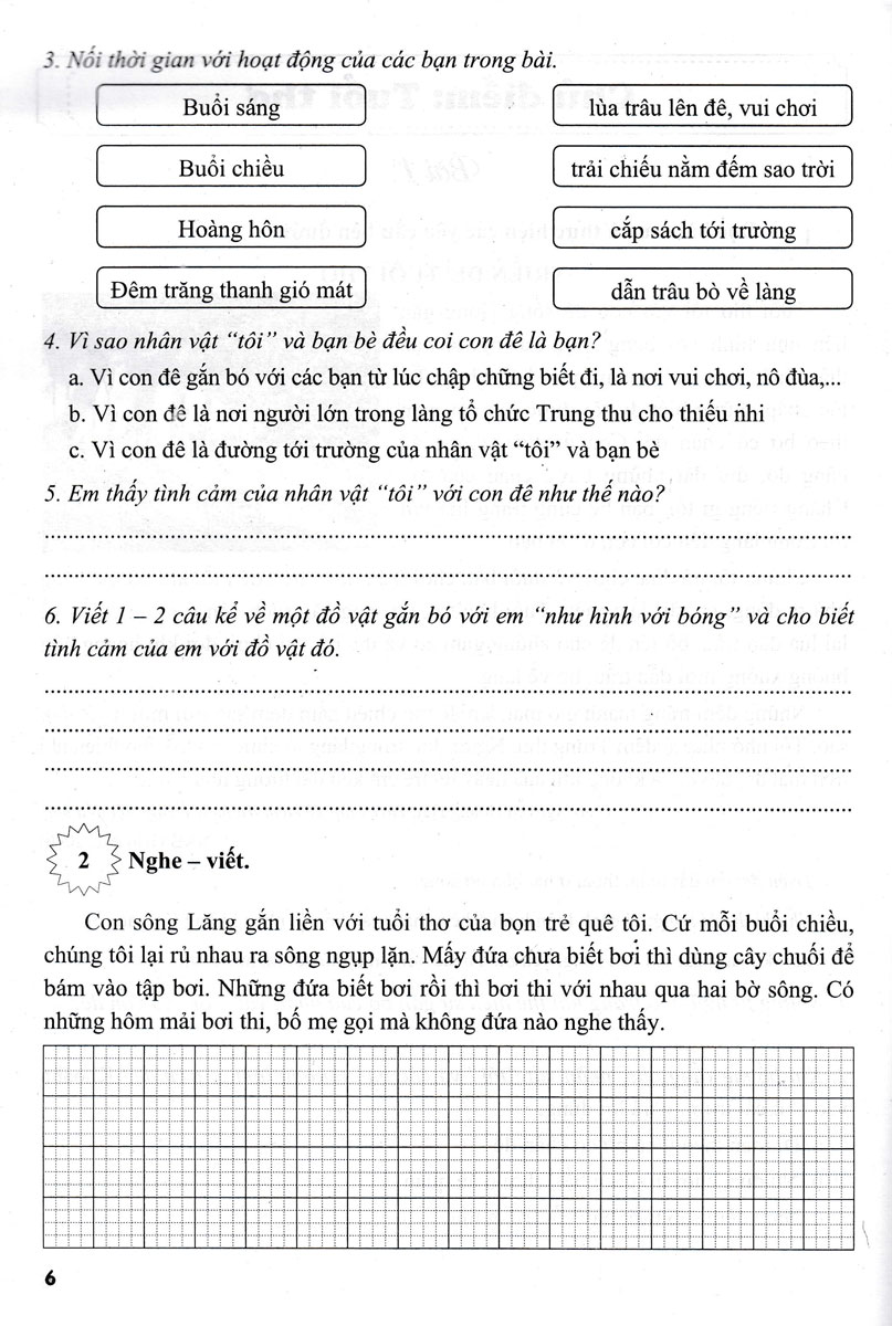 vở bài tập nâng cao tiếng việt 3 - tập 1 (biên soạn theo chương trình giáo dục phổ thông mới - định hướng phát triển năng lực) - Ảnh 6