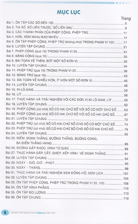 vở bài tập nâng cao toán 2 - tập 1 (kết nối) - Ảnh 3