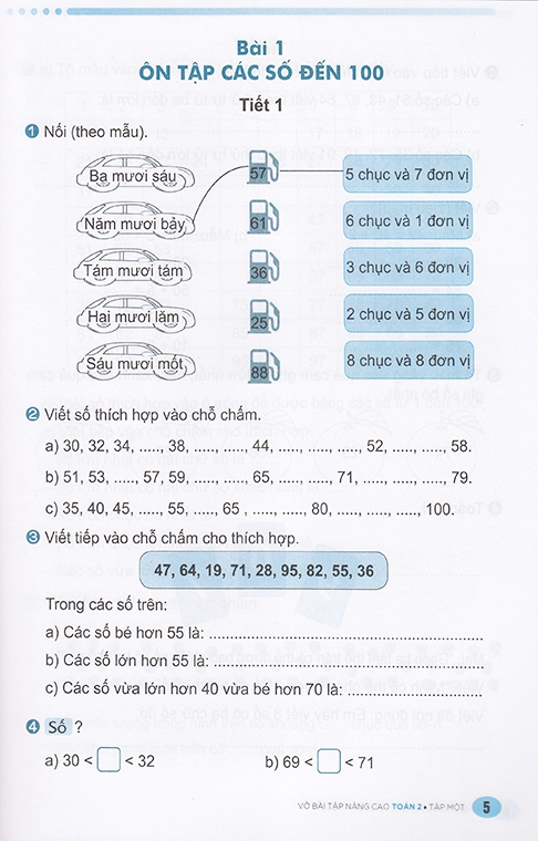 vở bài tập nâng cao toán 2 - tập 1 (kết nối) - Ảnh 4