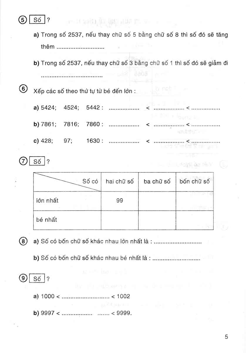 vở bài tập nâng cao toán 3 - tập 2 (kết nối) - Ảnh 8