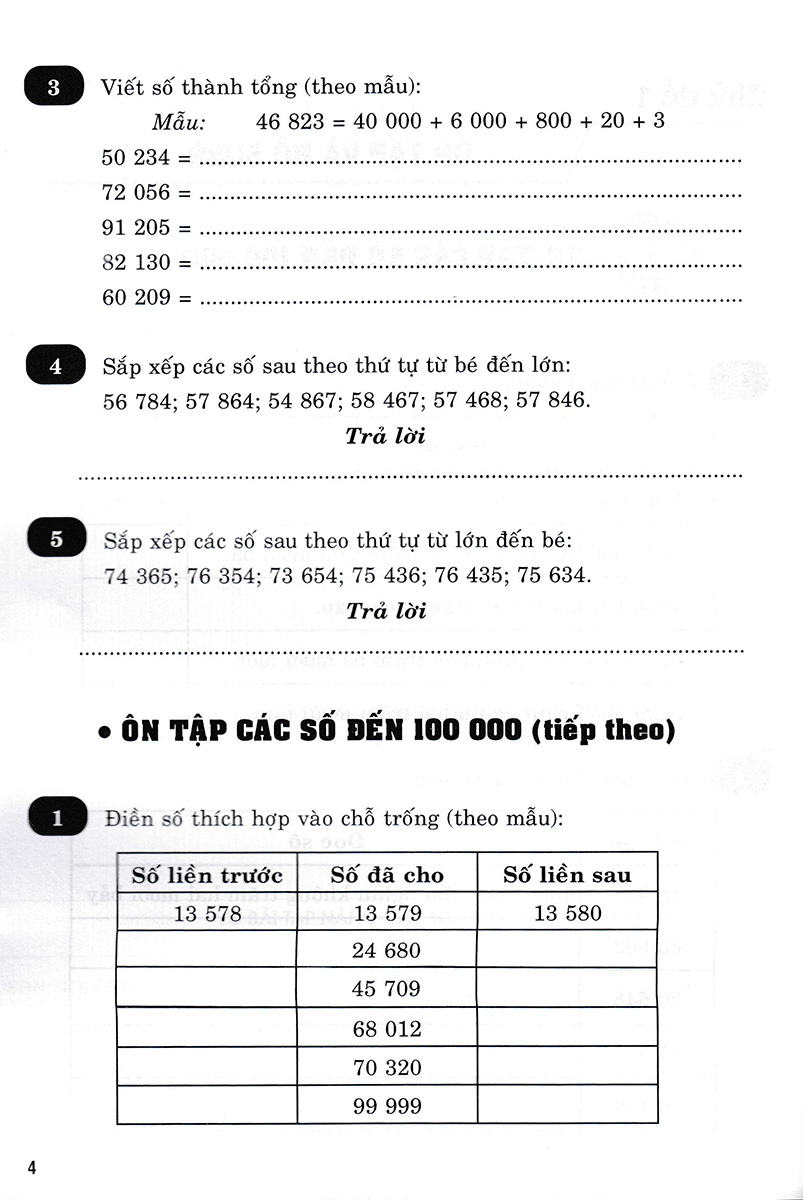 vở bài tập nâng cao toán 4 - tập 1 (bám sát sgk chân trời sáng tạo) - Ảnh 7