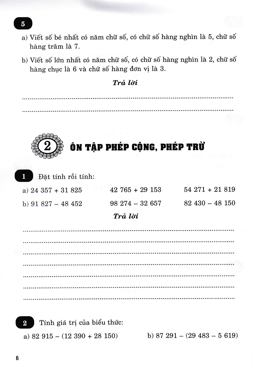 vở bài tập nâng cao toán 4 - tập 1 (bám sát sgk chân trời sáng tạo) - Ảnh 9