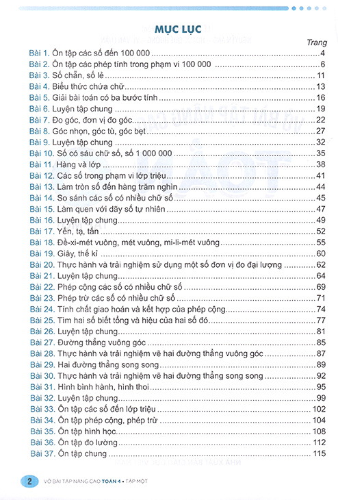 vở bài tập nâng cao toán 4 - tập 1 (kết nối) - Ảnh 3