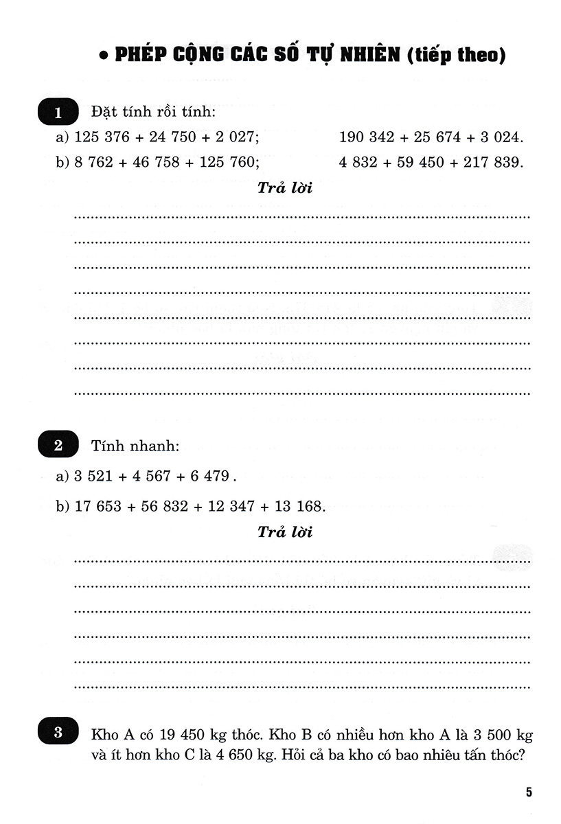 vở bài tập nâng cao toán 4 - tập 2 (bám sát sgk chân trời sáng tạo) - Ảnh 8