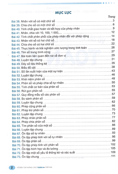 vở bài tập nâng cao toán 4 - tập 2 (kết nối) - Ảnh 3