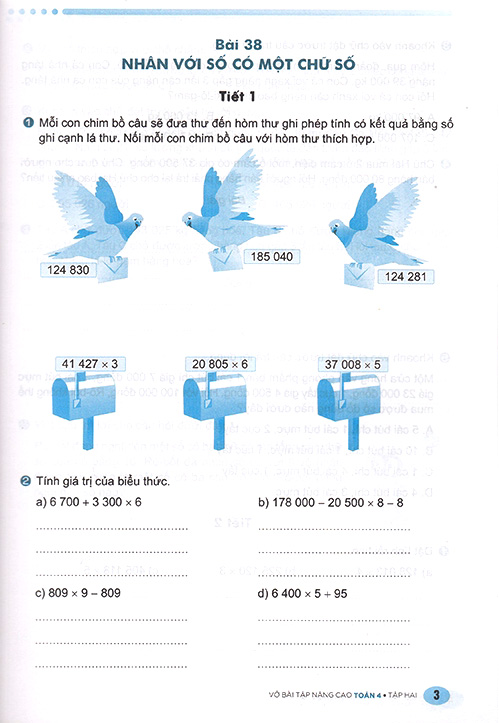 vở bài tập nâng cao toán 4 - tập 2 (kết nối) - Ảnh 4