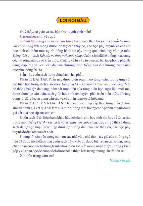 vở bài tập nâng cao từ và câu 4 (kết nối) - Ảnh 3