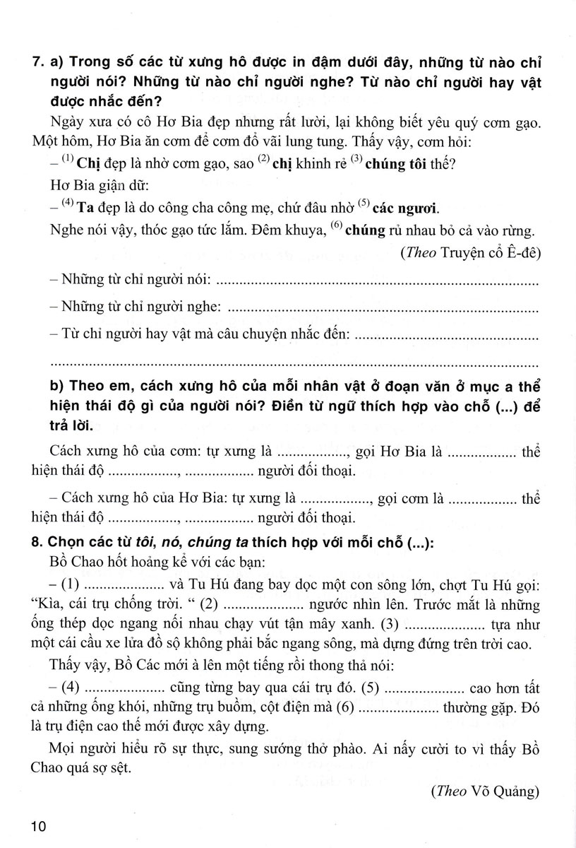 Vở Bài Tập Nâng Cao Từ Và Câu Lớp 5 - Ảnh 9