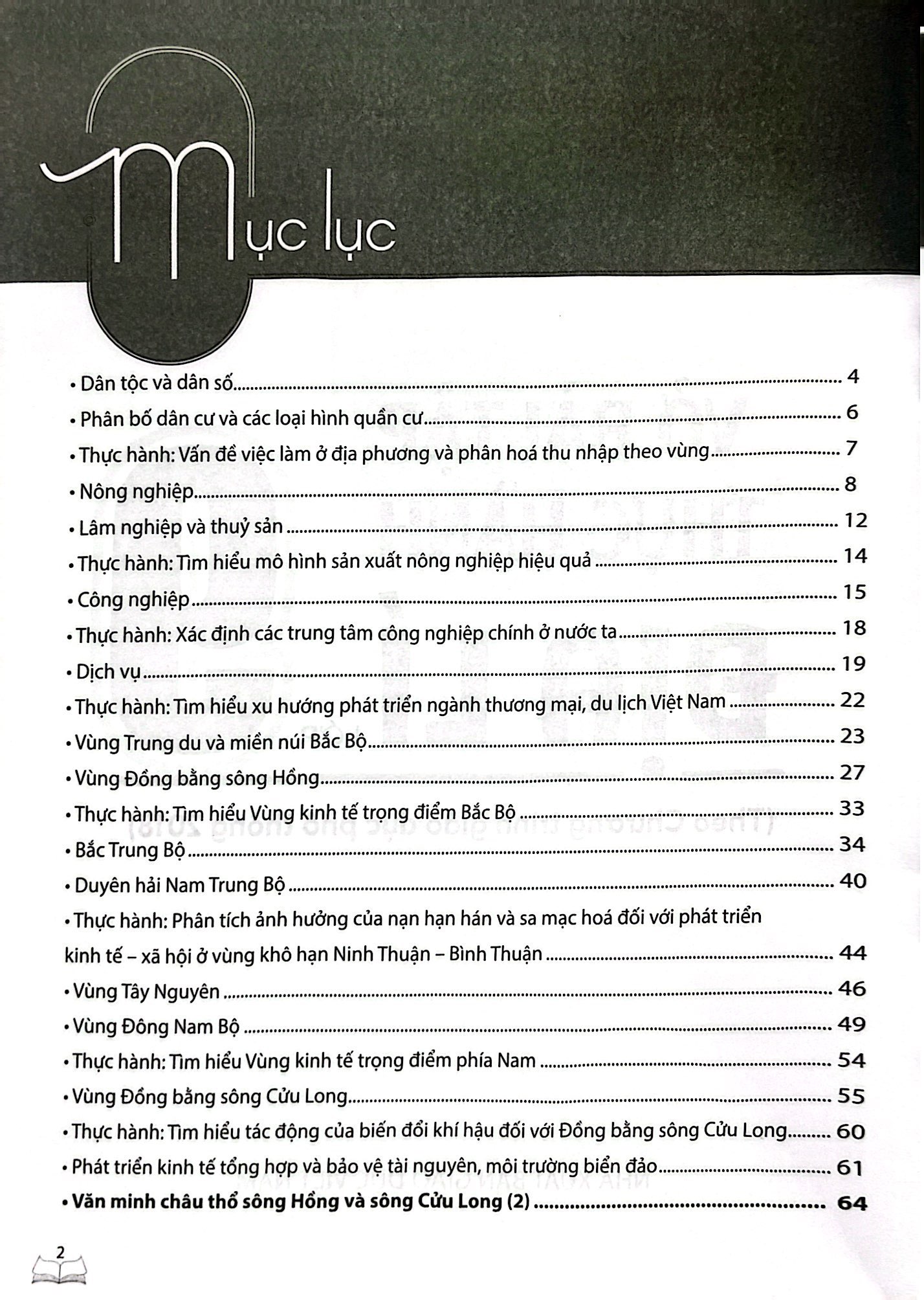 vở bài tập thực hành địa lí lớp 9 (theo chương trình giáo dục phổ thông 2018) - Ảnh 3