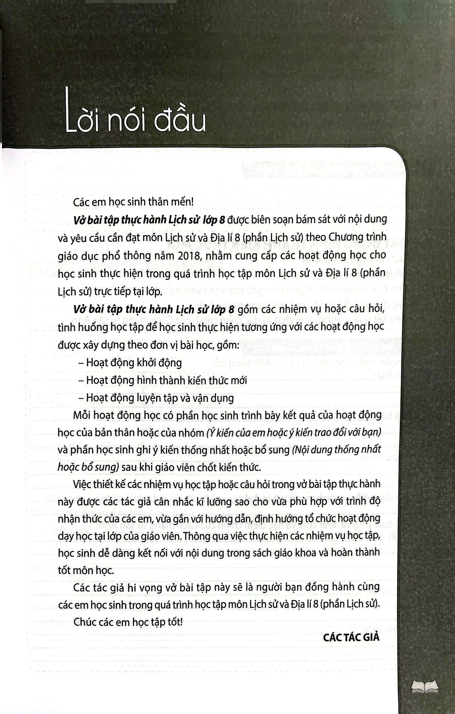 vở bài tập thực hành lịch sử lớp 8 (theo chương trình giáo dục phổ thông 2018) - Ảnh 4
