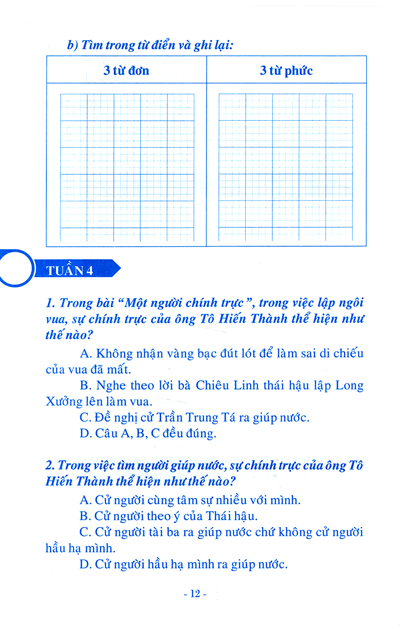 vở bài tập tiếng việt - lớp 4 (tập 1) - Ảnh 11