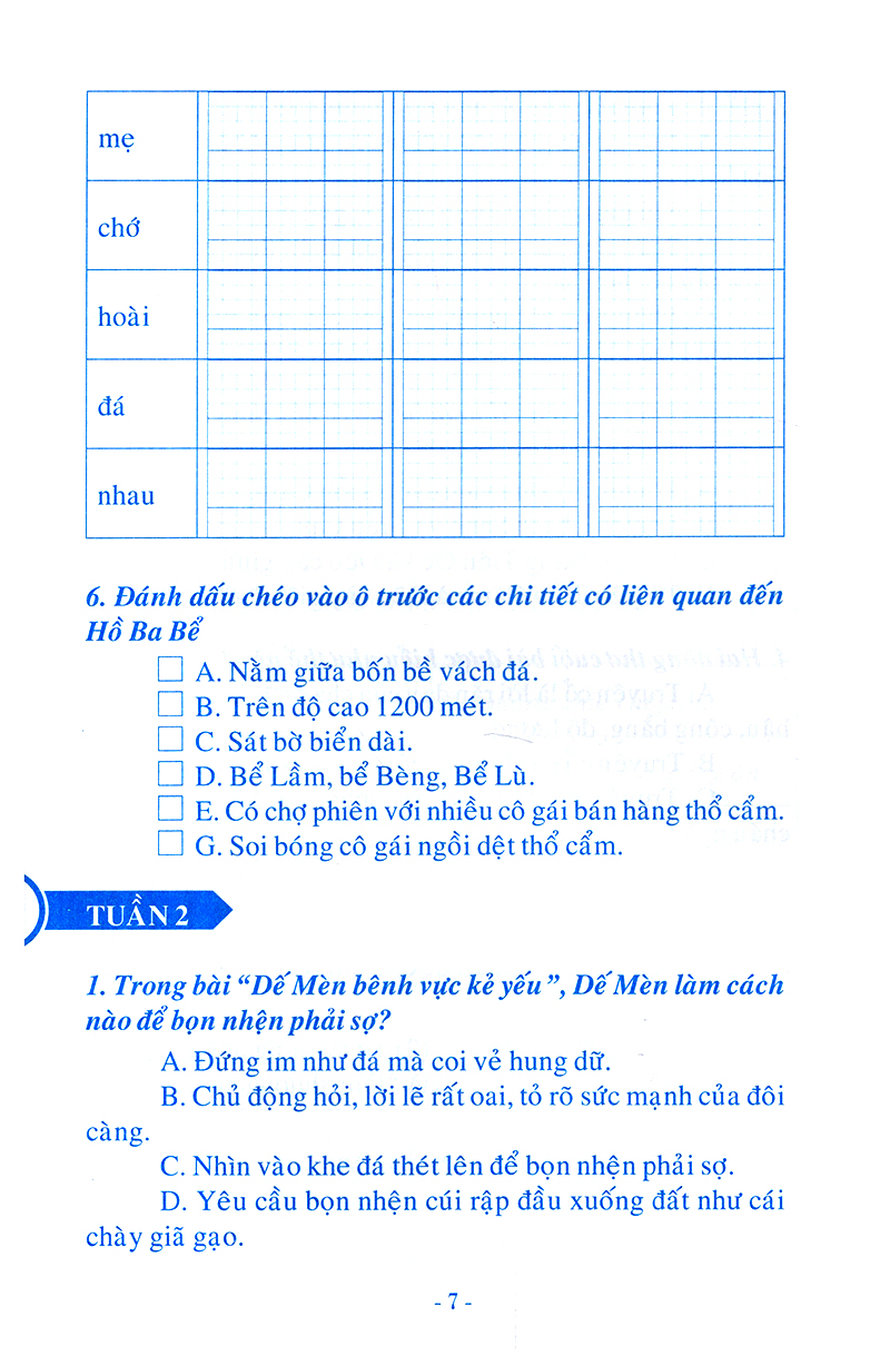 vở bài tập tiếng việt - lớp 4 (tập 1) - Ảnh 6
