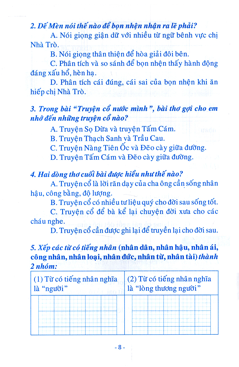 vở bài tập tiếng việt - lớp 4 (tập 1) - Ảnh 7