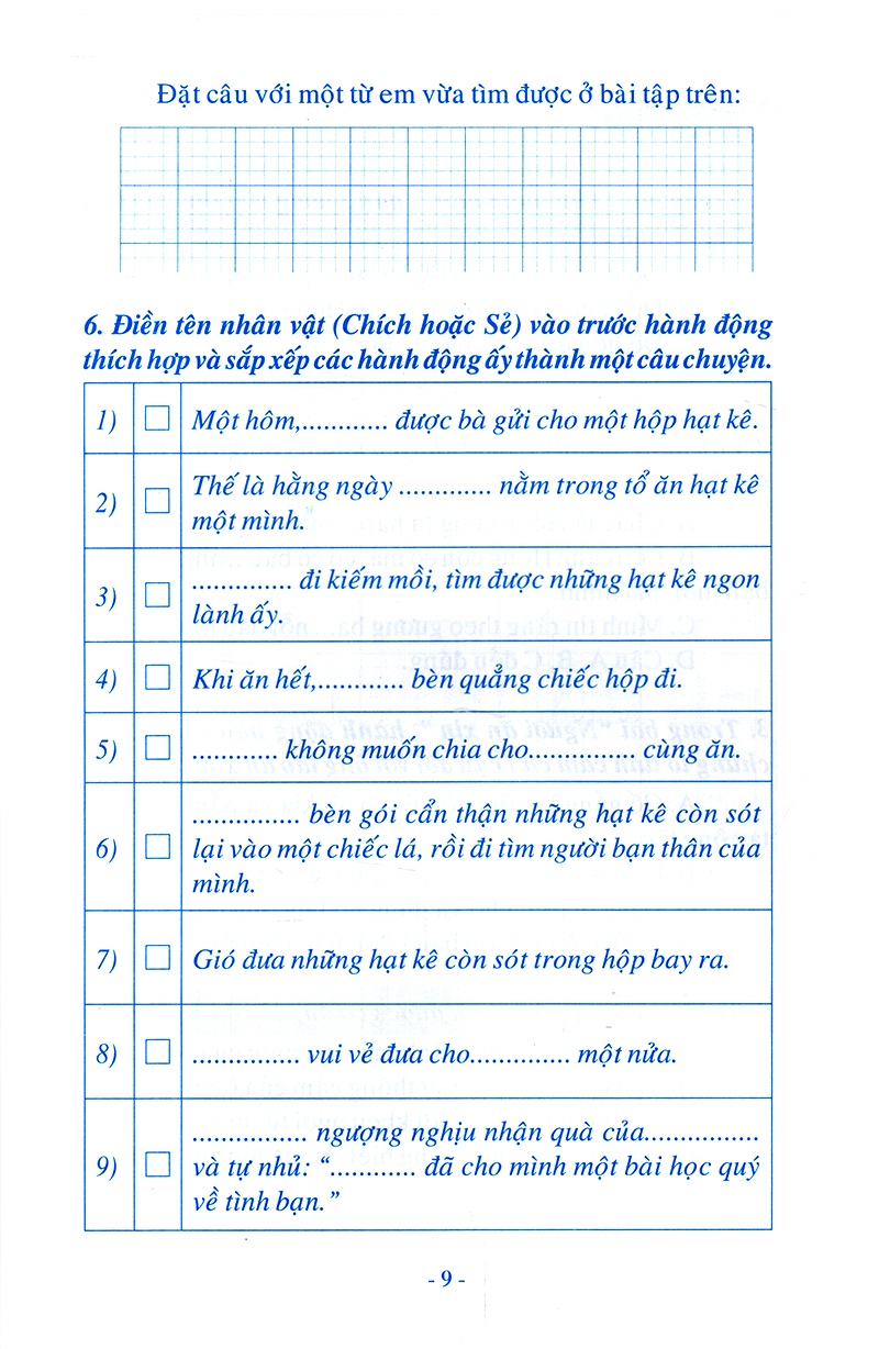 vở bài tập tiếng việt - lớp 4 (tập 1) - Ảnh 8