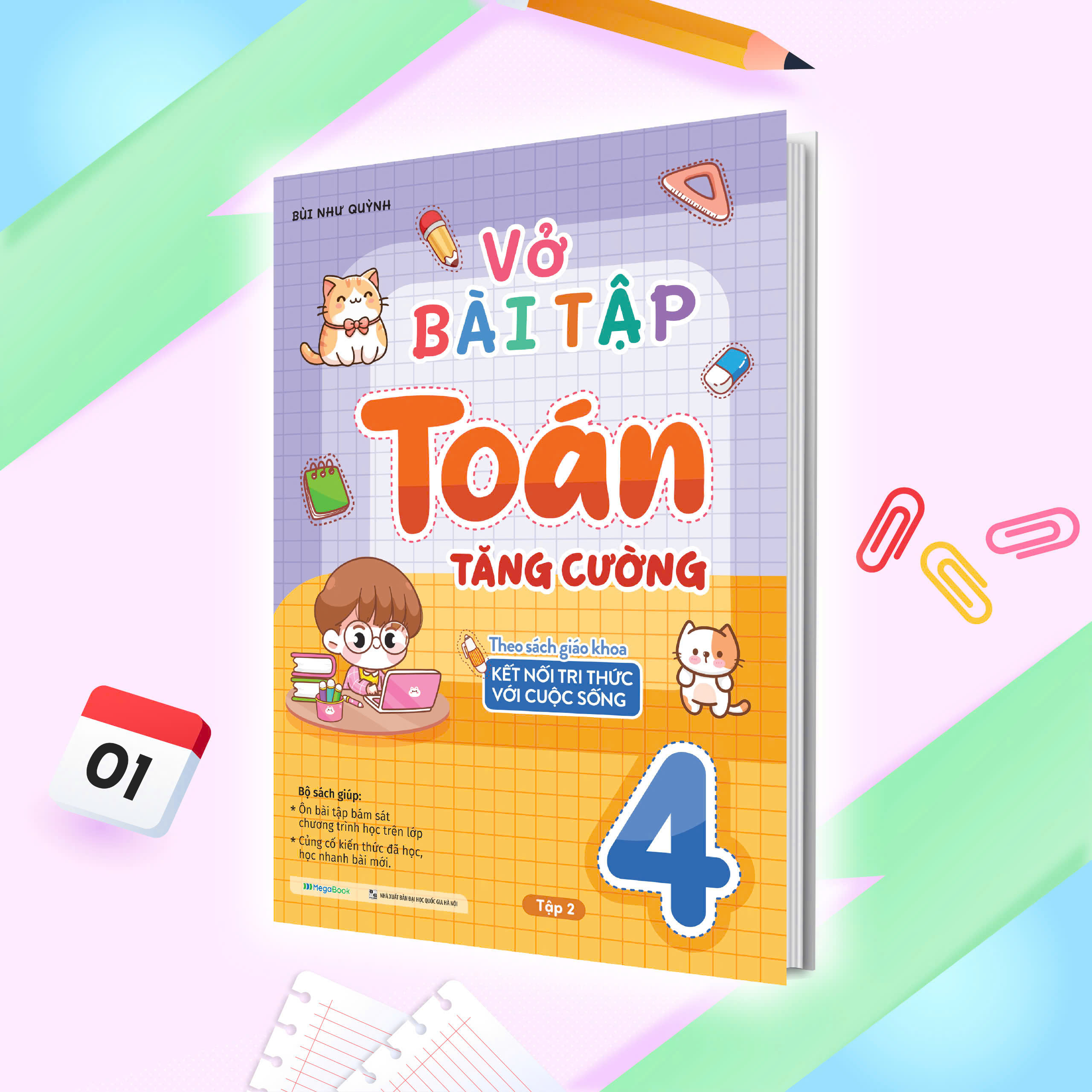 vở bài tập toán tăng cường lớp 4 - tập 2 (theo sách giáo khoa kết nối tri thức với cuộc sống) - Ảnh 3