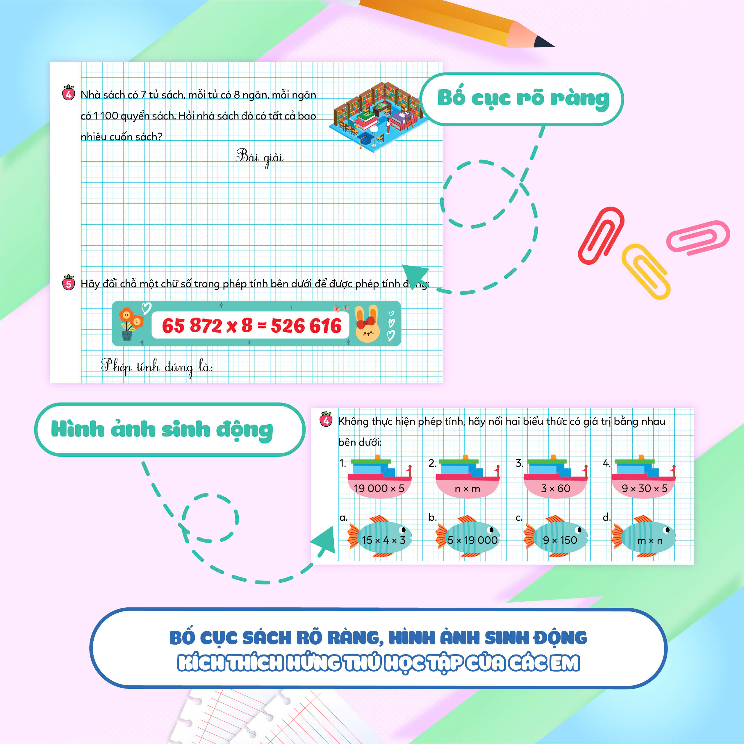 vở bài tập toán tăng cường lớp 4 - tập 2 (theo sách giáo khoa kết nối tri thức với cuộc sống) - Ảnh 6