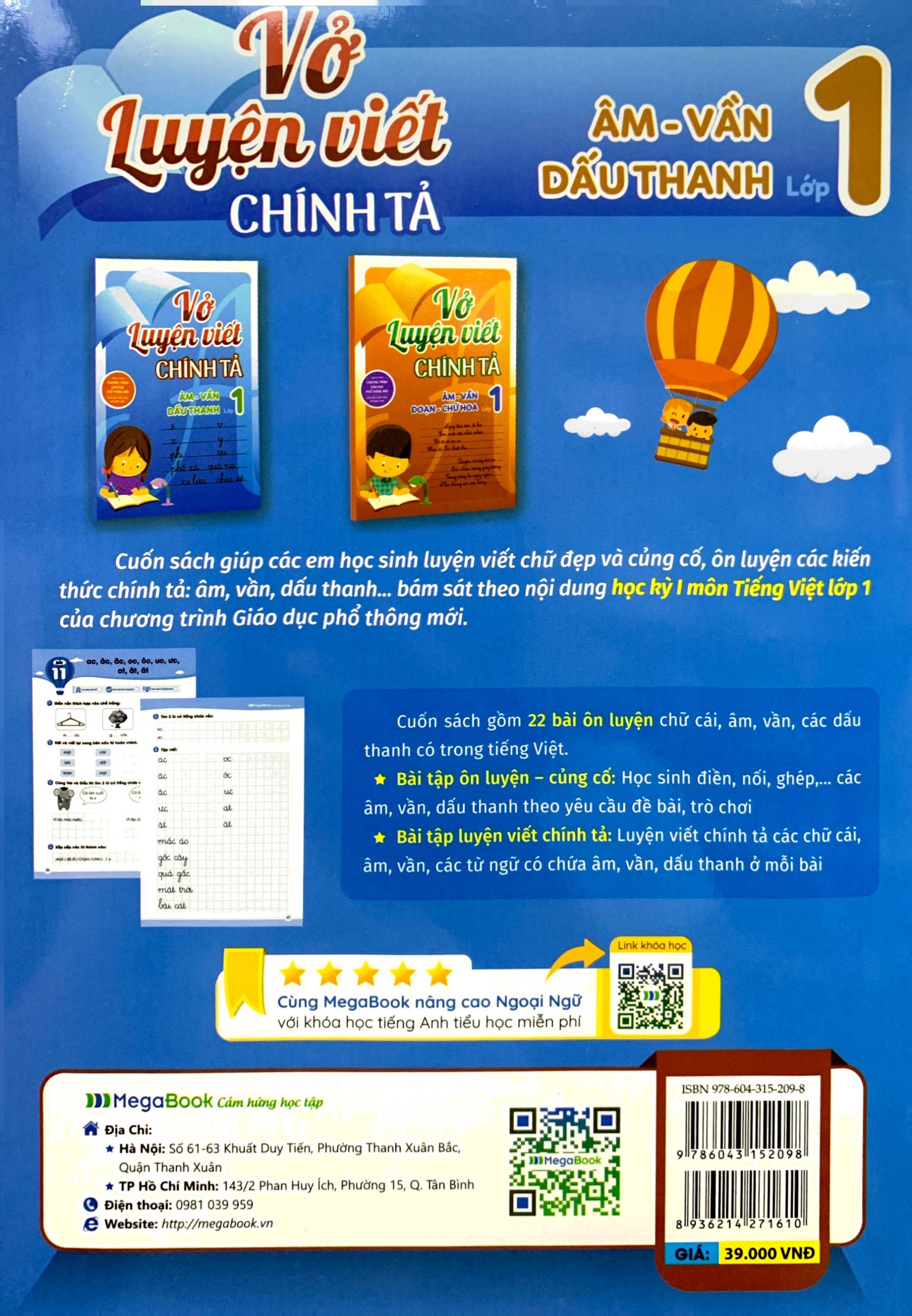 vở luyện viết chính tả lớp 1 - âm-vần-dấu thanh - Ảnh 8