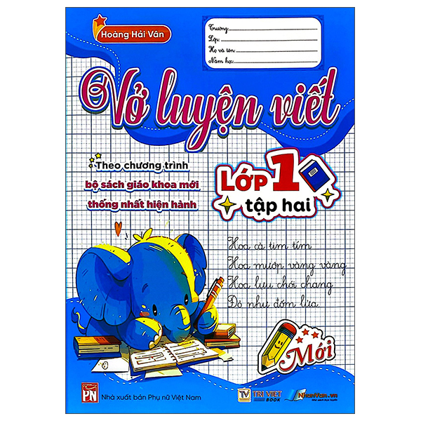 Vở Luyện Viết Lớp 1 - Tập 2