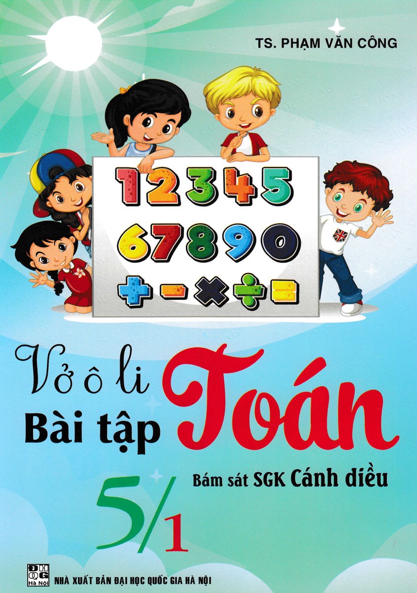 vở ô li bài tập toán 5/1 (bám sát sgk cánh diều) - Ảnh 2
