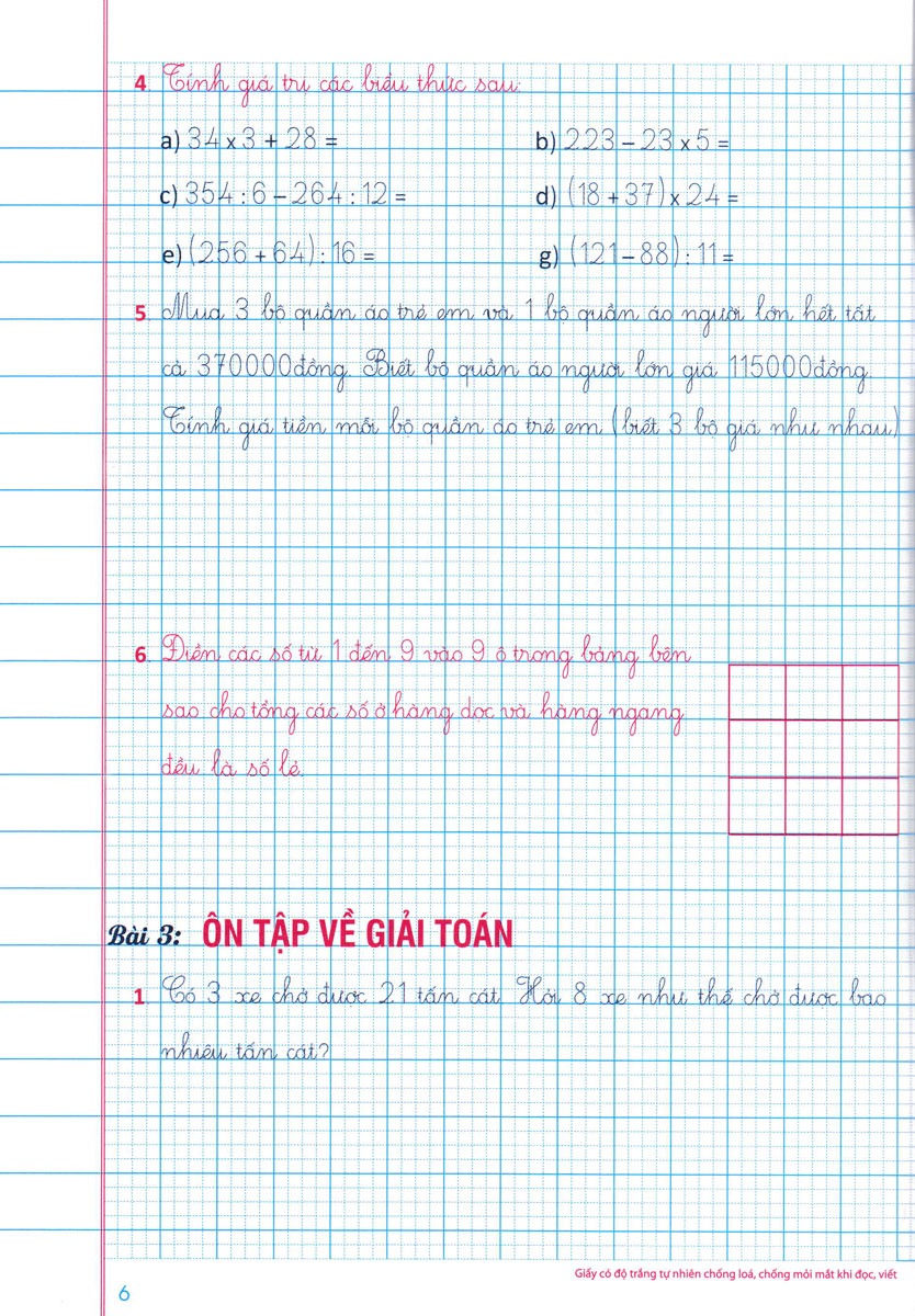 vở ô li bài tập toán 5/1 (bám sát sgk cánh diều) - Ảnh 6