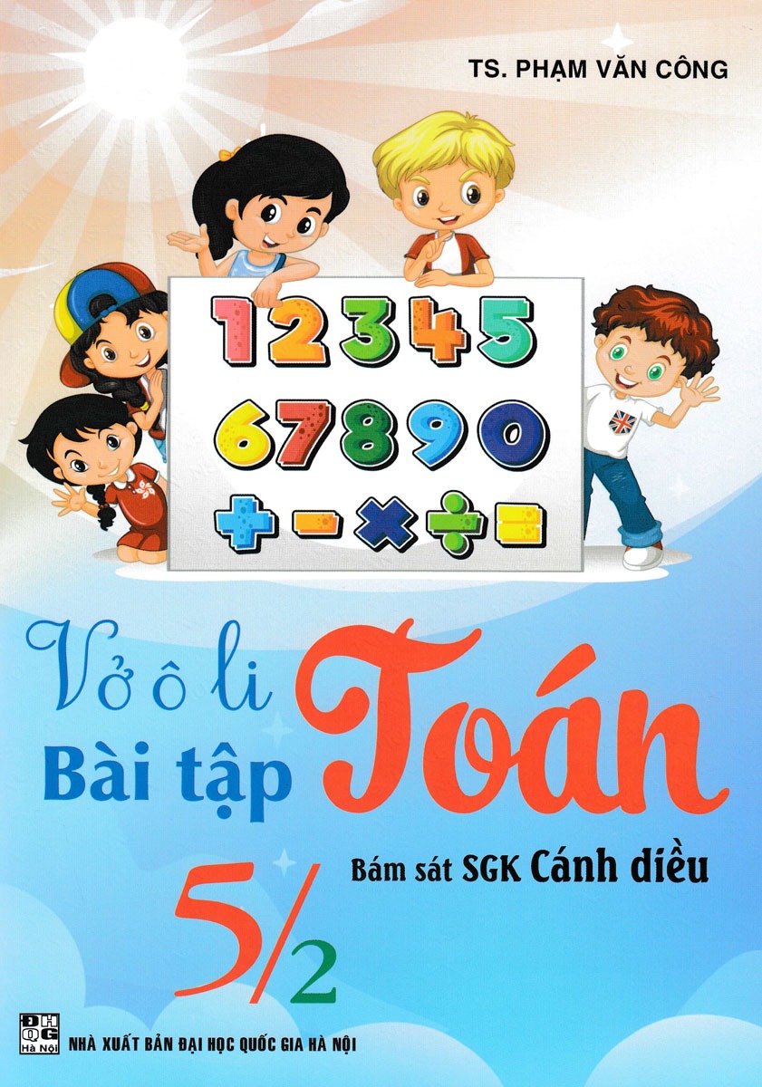 vở ô li bài tập toán 5/2 (bám sát sgk cánh diều) - Ảnh 2
