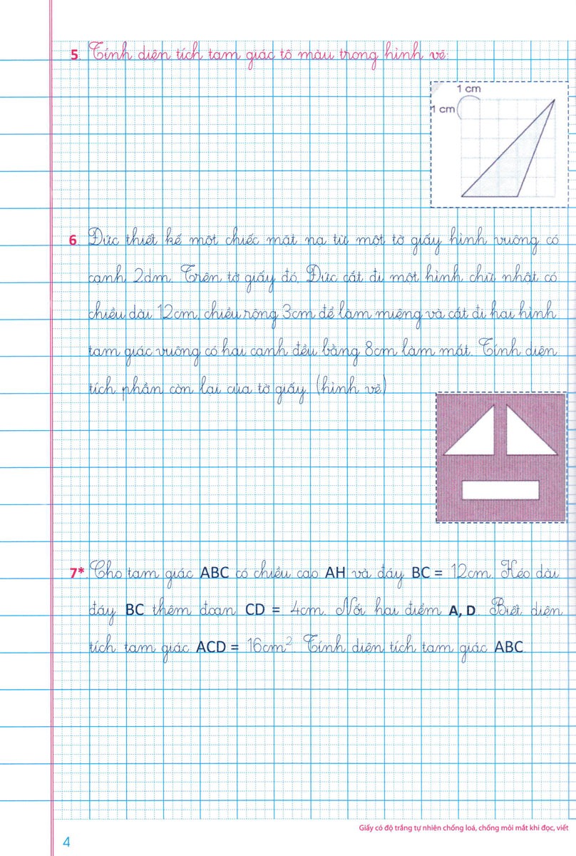 vở ô li bài tập toán 5/2 (bám sát sgk cánh diều) - Ảnh 5