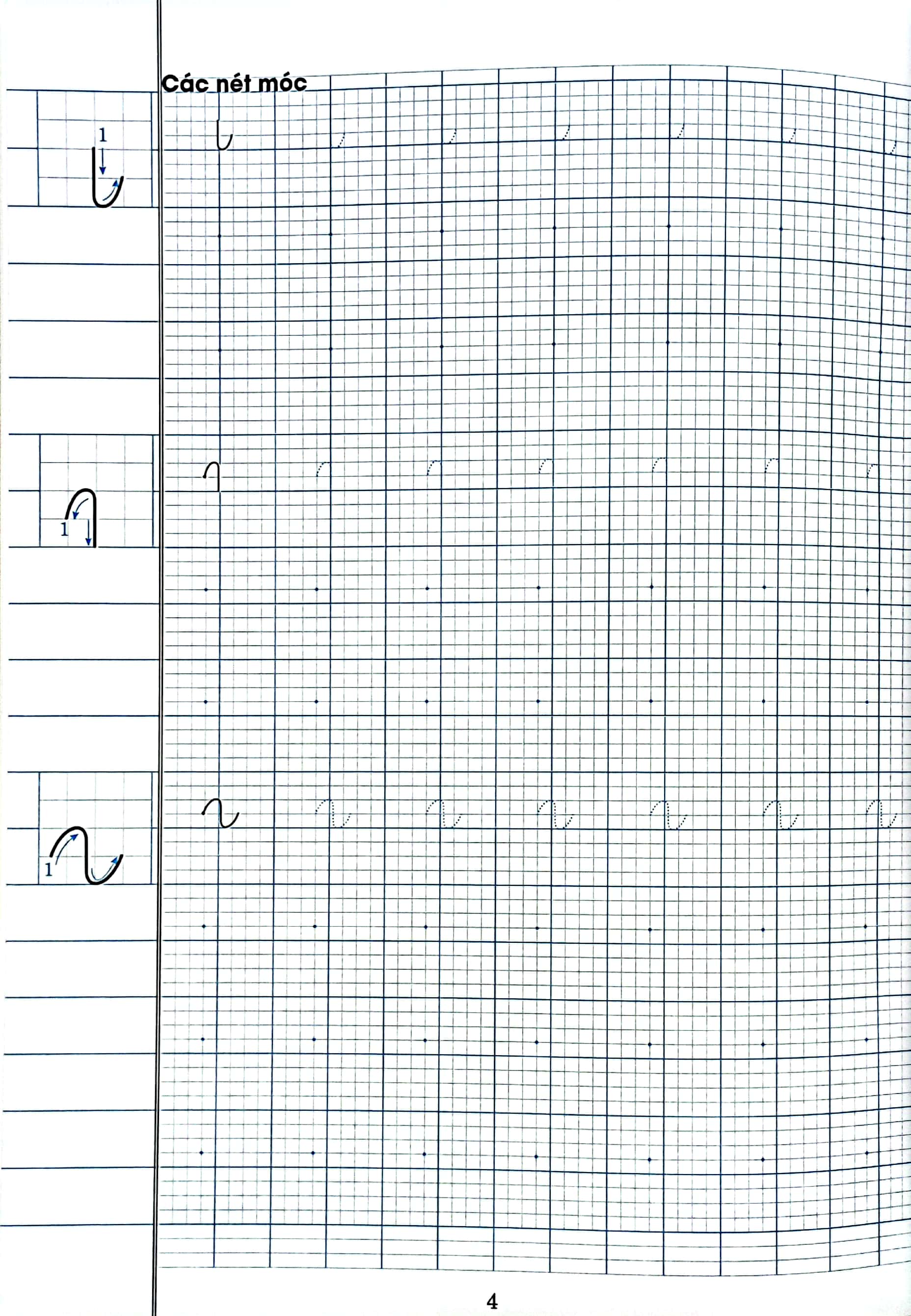 vở ô li có chữ viết mẫu 1 - quyển 1 (chân trời sáng tạo) (tái bản 2024) - Ảnh 4