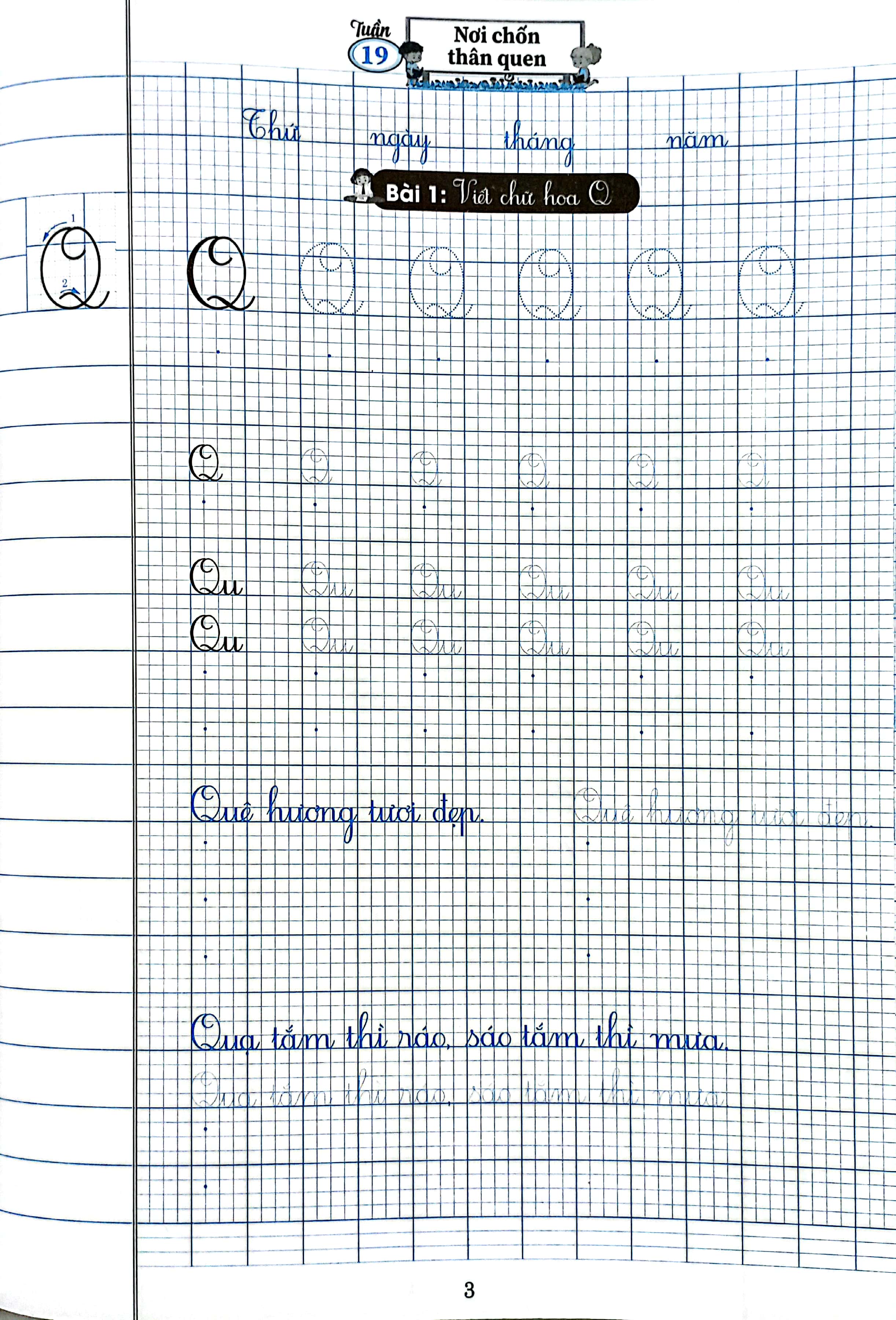 vở ô li có chữ viết mẫu 2 - quyển 2 (chân trời sáng tạo) - Ảnh 3