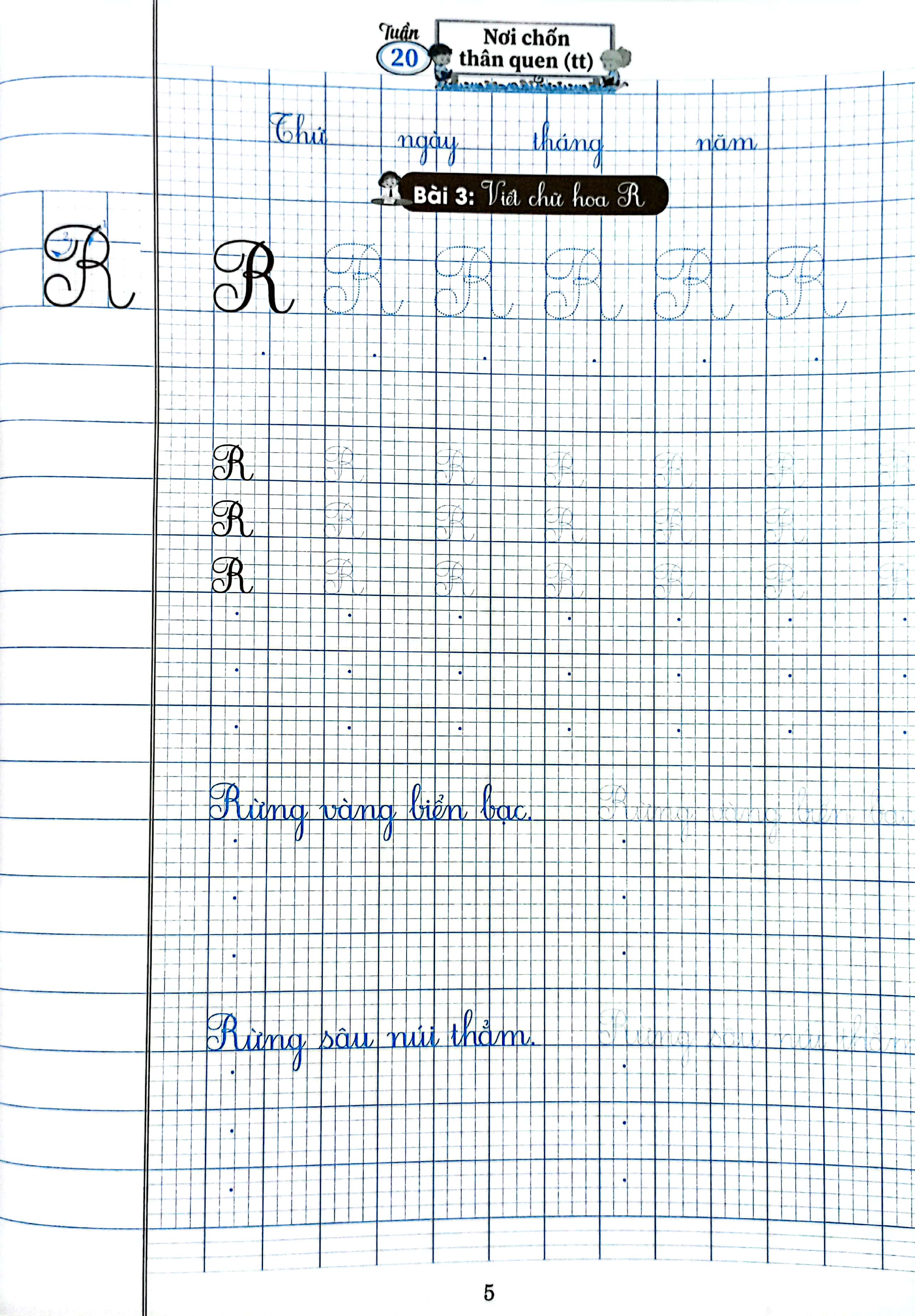 vở ô li có chữ viết mẫu 2 - quyển 2 (chân trời sáng tạo) - Ảnh 5