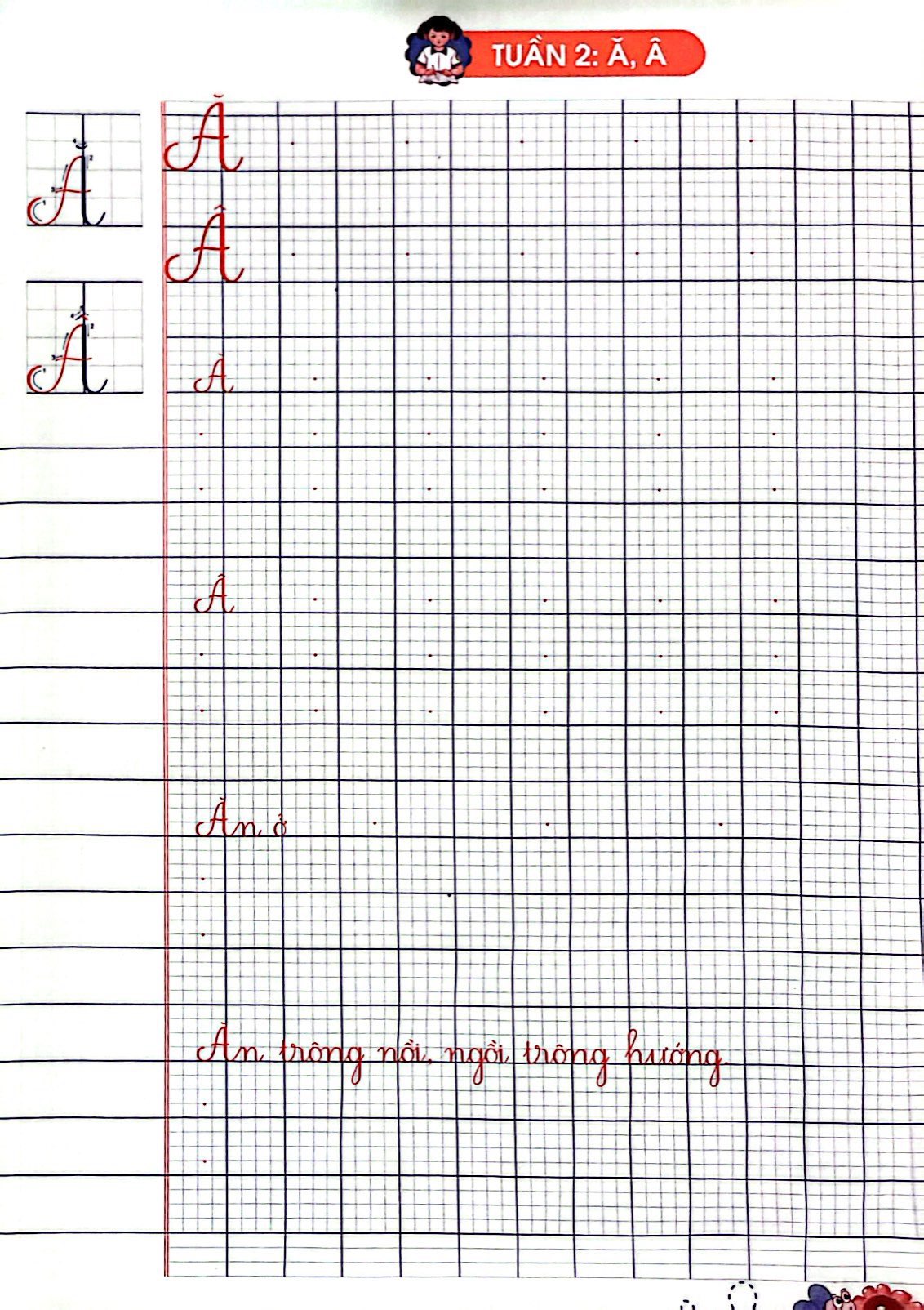 vở ô li có mẫu chữ 2 - quyển 1 (kết nối) (2021) - Ảnh 6