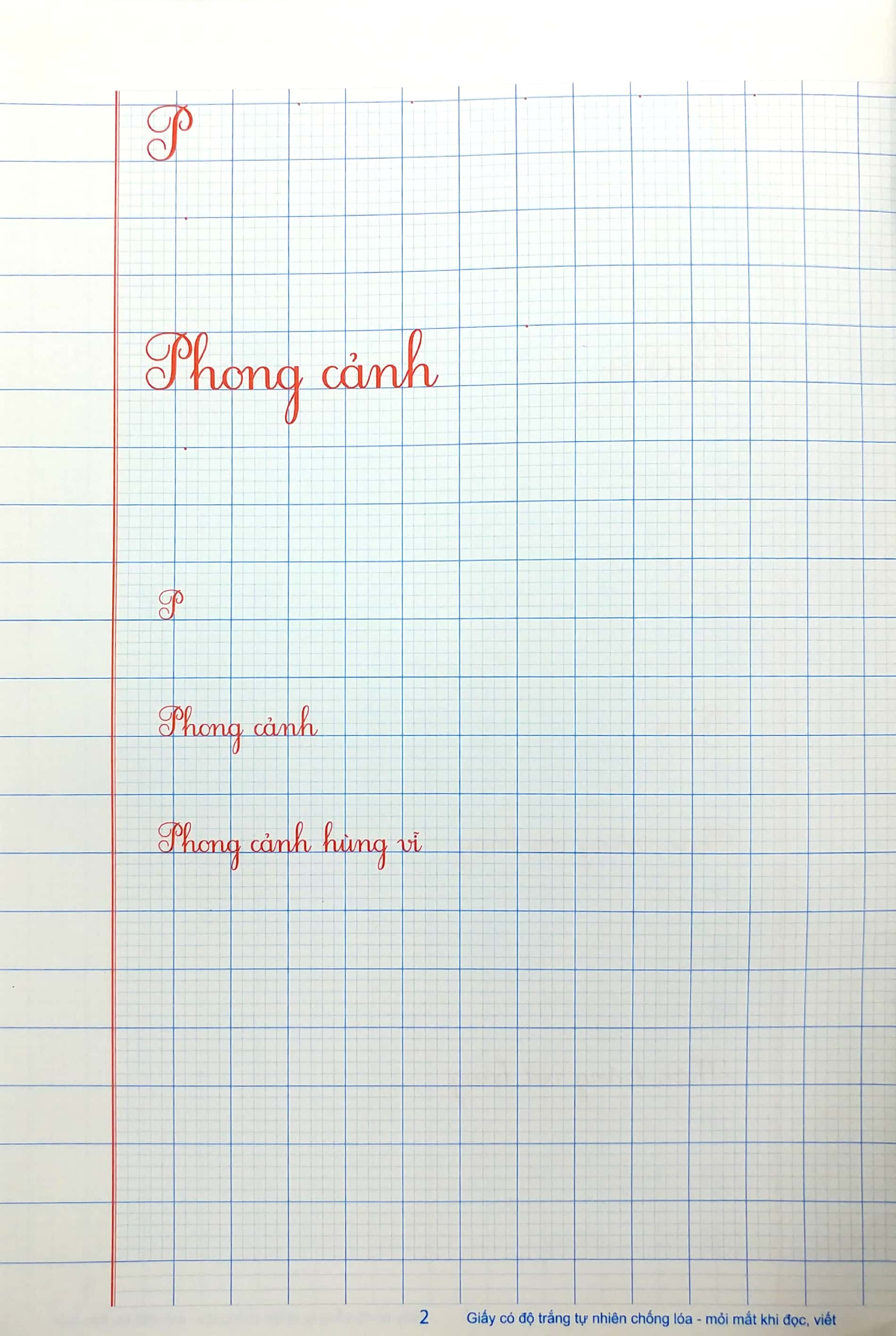 vở ô li có mẫu chữ 2 quyển 2 (2017) - Ảnh 4