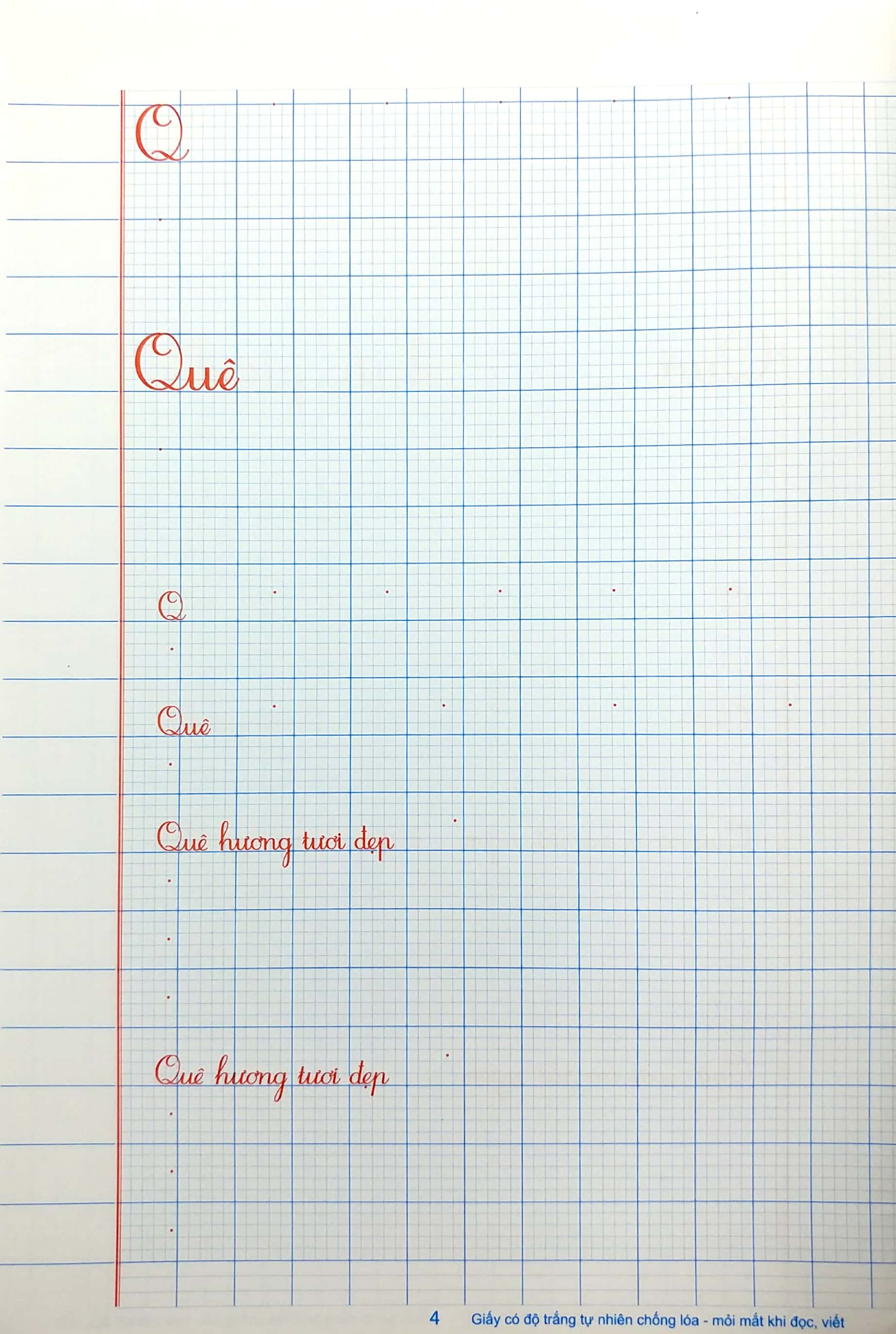 vở ô li có mẫu chữ 2 quyển 2 (2017) - Ảnh 6