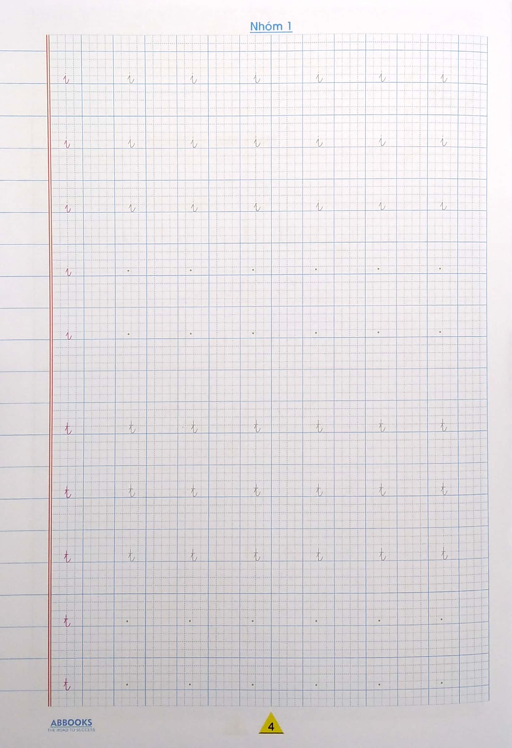 vở ô ly tập việt 1 - hạ cỡ chữ theo nhóm nét - Ảnh 5