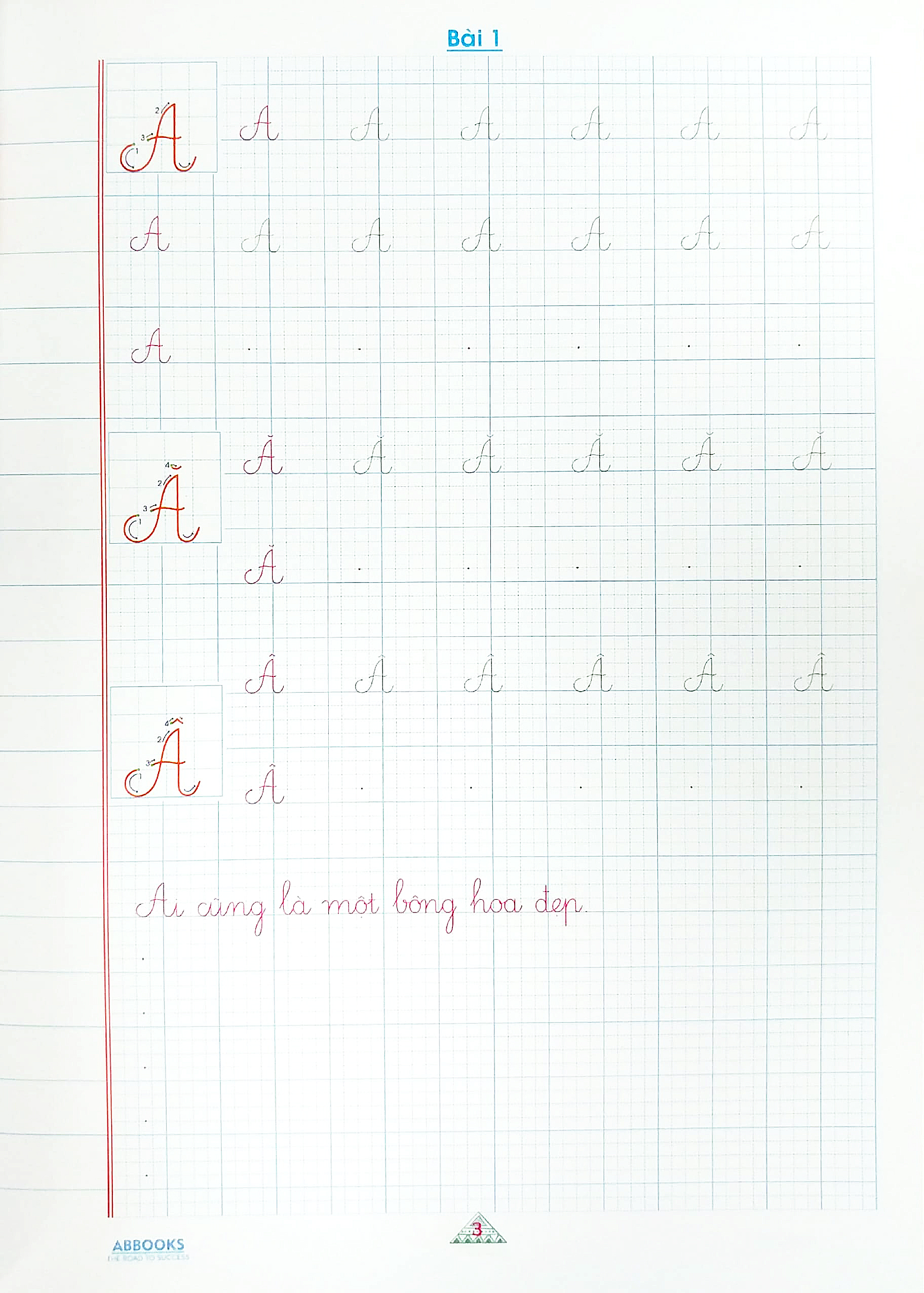 vở ô ly tập viết - chữ cái - theo chuẩn chương trình sách giáo khoa mới - chân trời sáng tạo - Ảnh 6