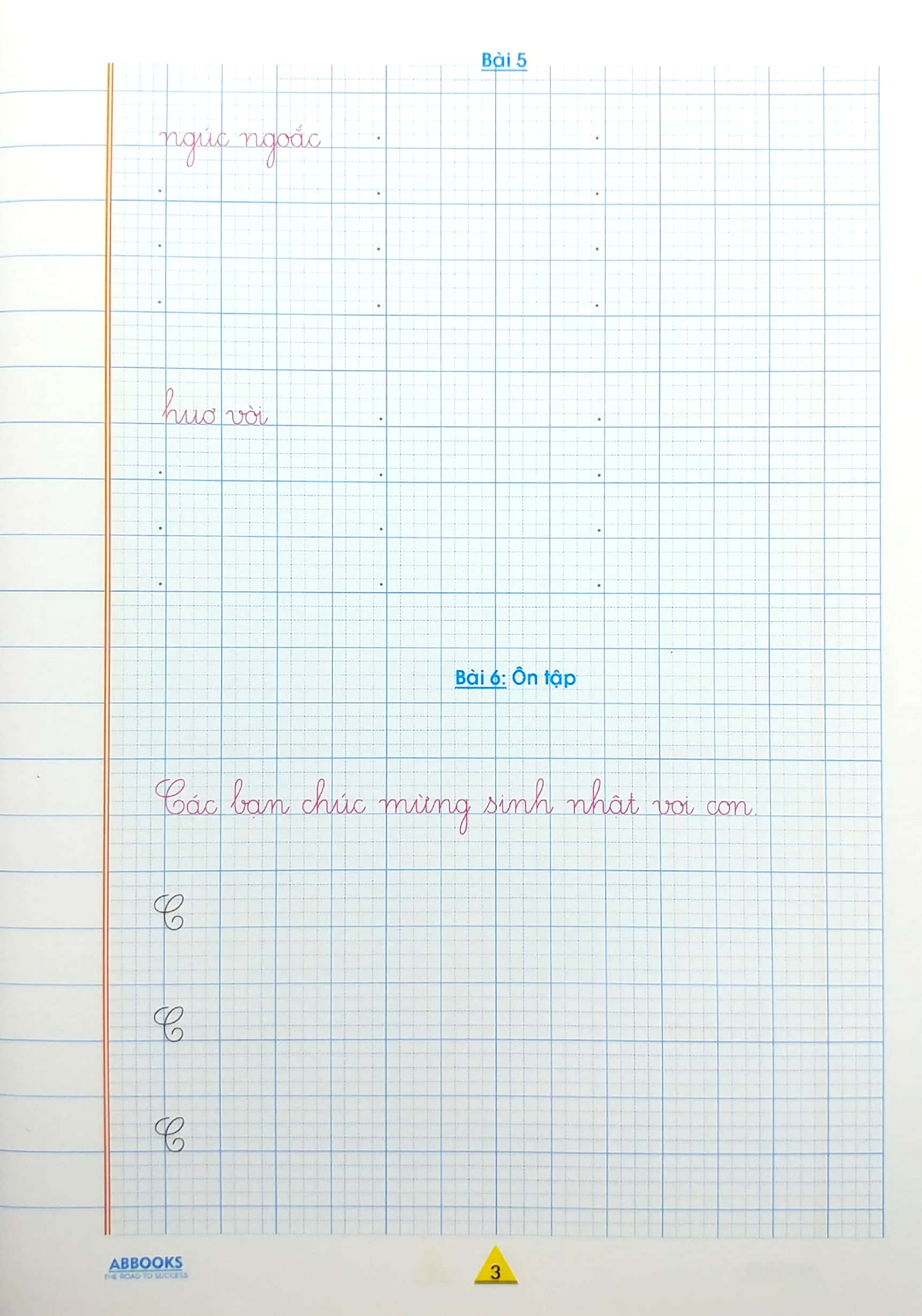 vở ô ly tập viết - mẫu chữ cỡ nhỏ - theo chuẩn chương trình sách giáo khoa mới - Ảnh 5