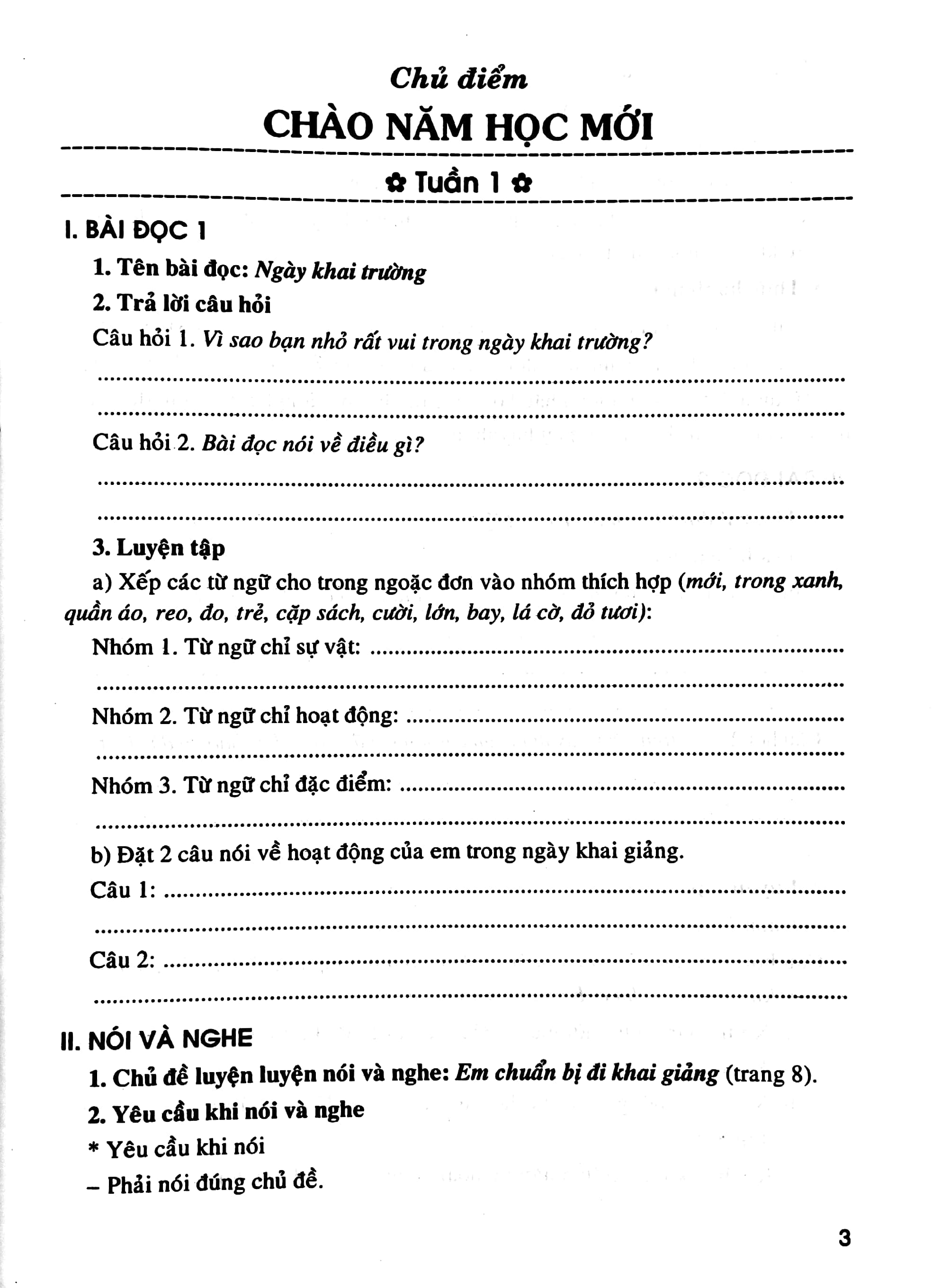 vở ôn tập cuối tuần tiếng việt 3 (dùng kèm sgk cánh diều) - Ảnh 4